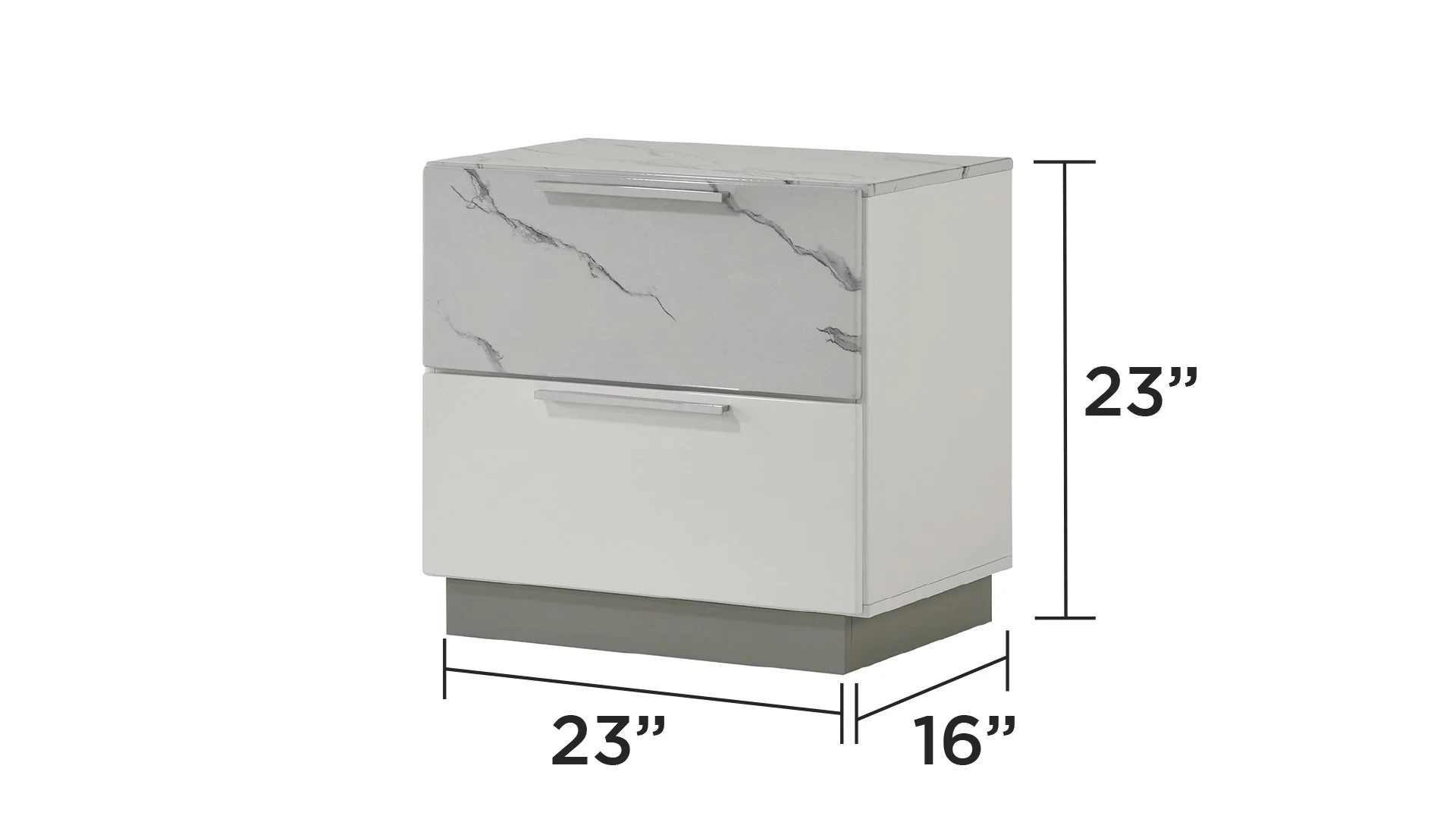 Mist Nightstand White - Image 6