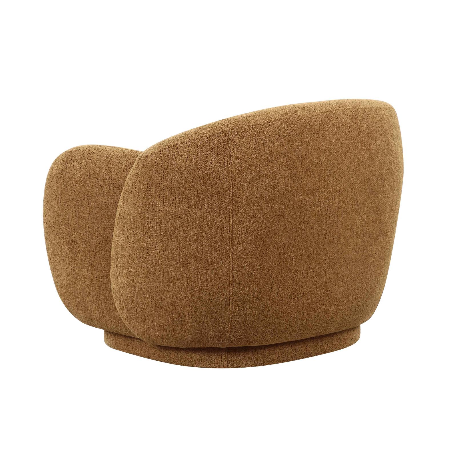 Misty Brown Boucle Accent Chair - Image 3