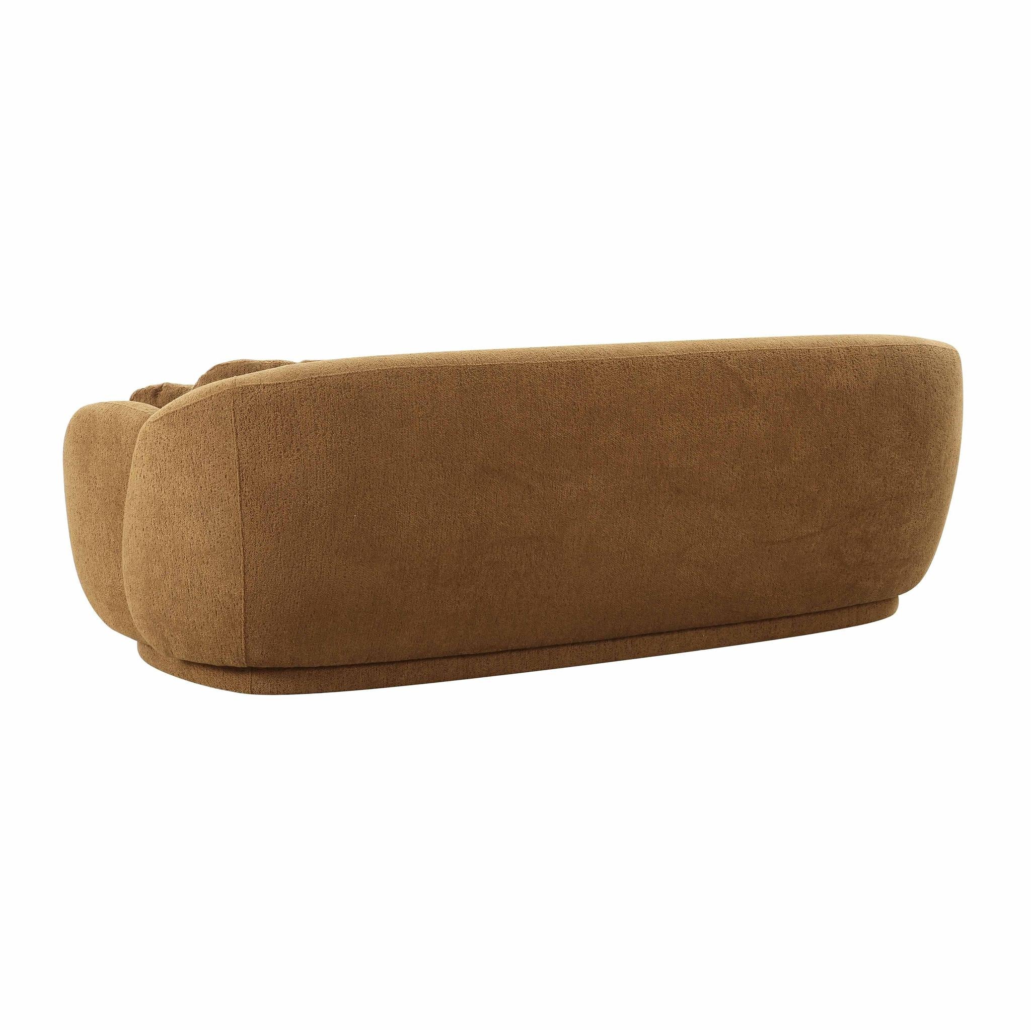 Misty Brown Boucle Sofa - Image 4