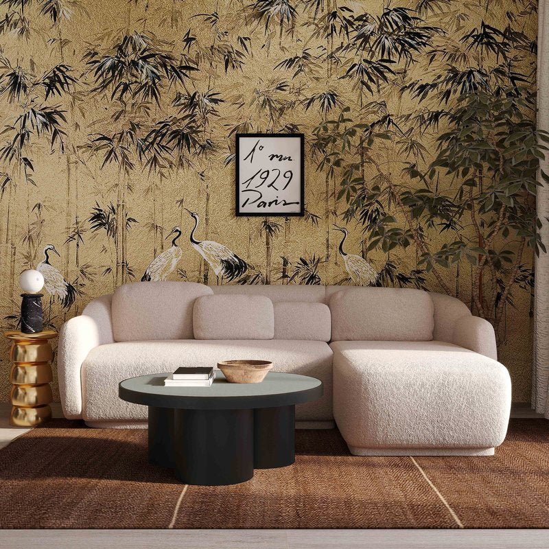 Misty Cream Boucle Sectional - RAF - Image 3