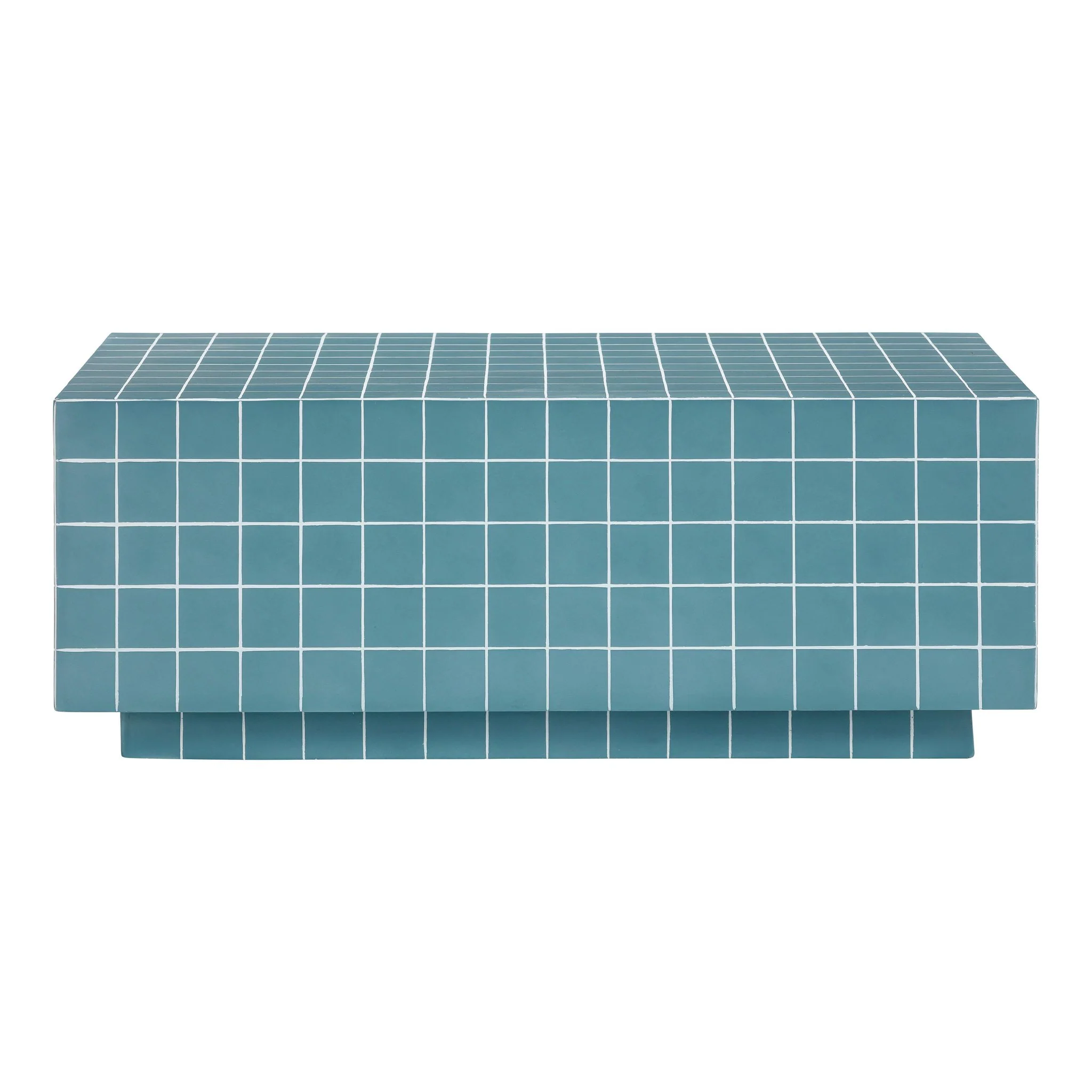 Mixie Blue Tile Indoor / Outdoor Coffee Table - Image 3