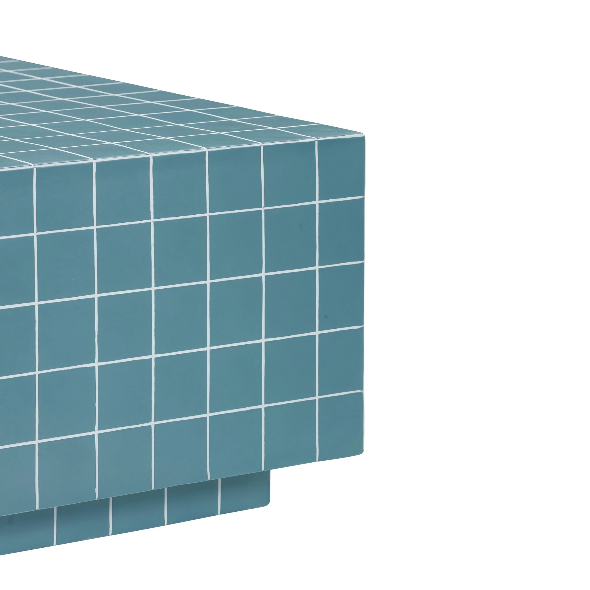 Mixie Blue Tile Indoor / Outdoor Coffee Table - Image 5