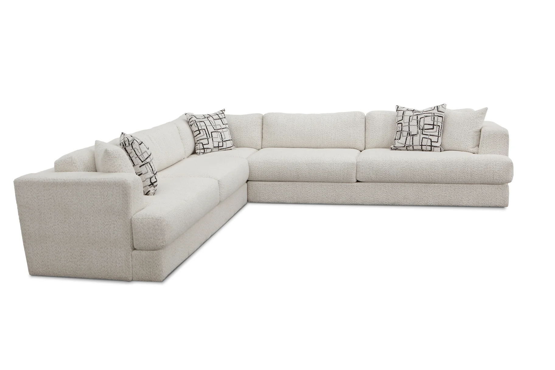 Low profile 3pc L shape sectional, MOD #1200 - Image 3