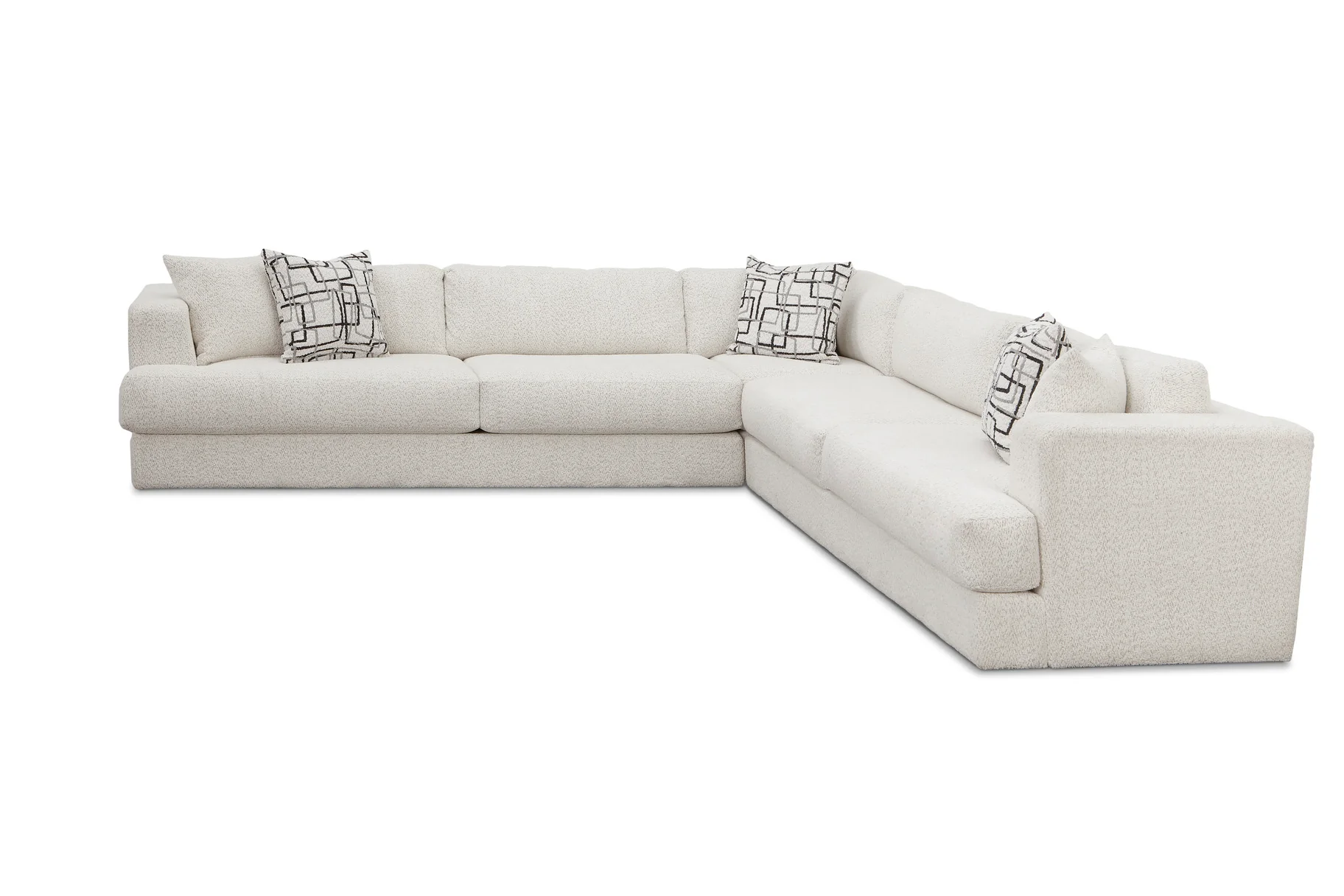 Low profile 3pc L shape sectional, MOD #1200 - Image 6