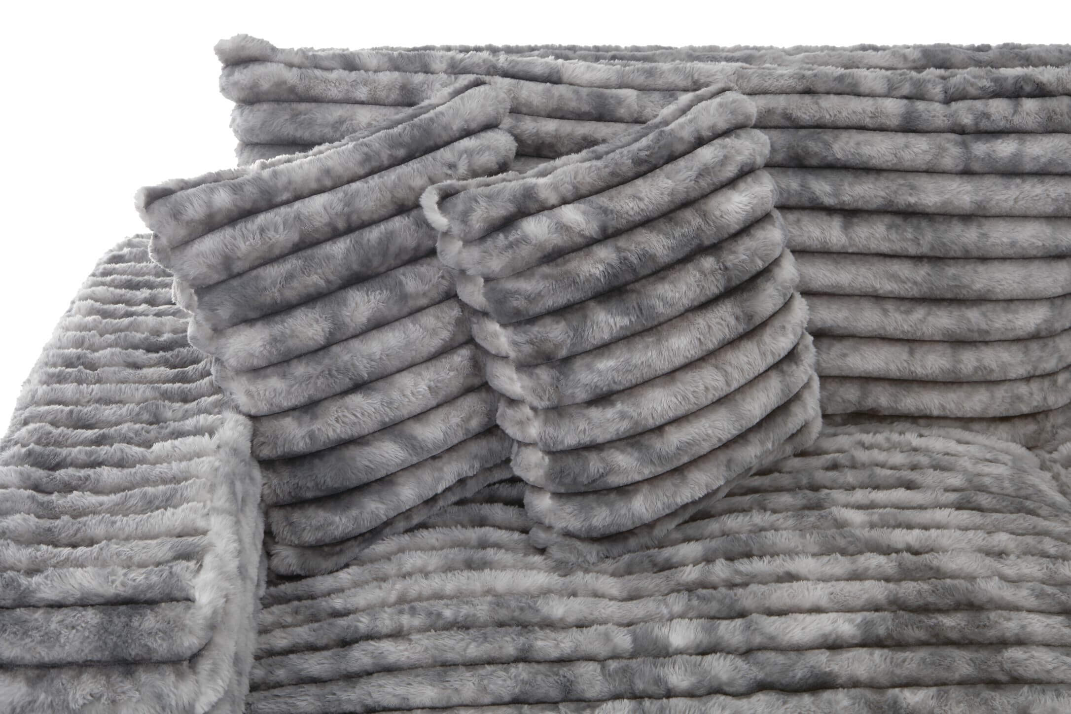 MOD #520 Big WIg Charcoal Sofa Chaise - Image 2
