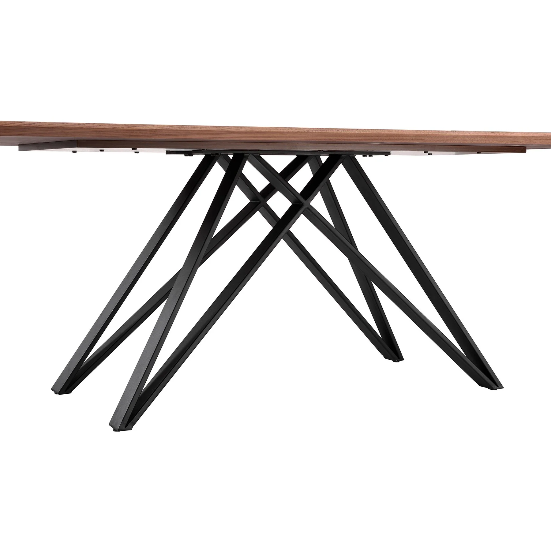 Modena Parker 5 Piece Dining Set with Gray Fabric Chairs - Image 8
