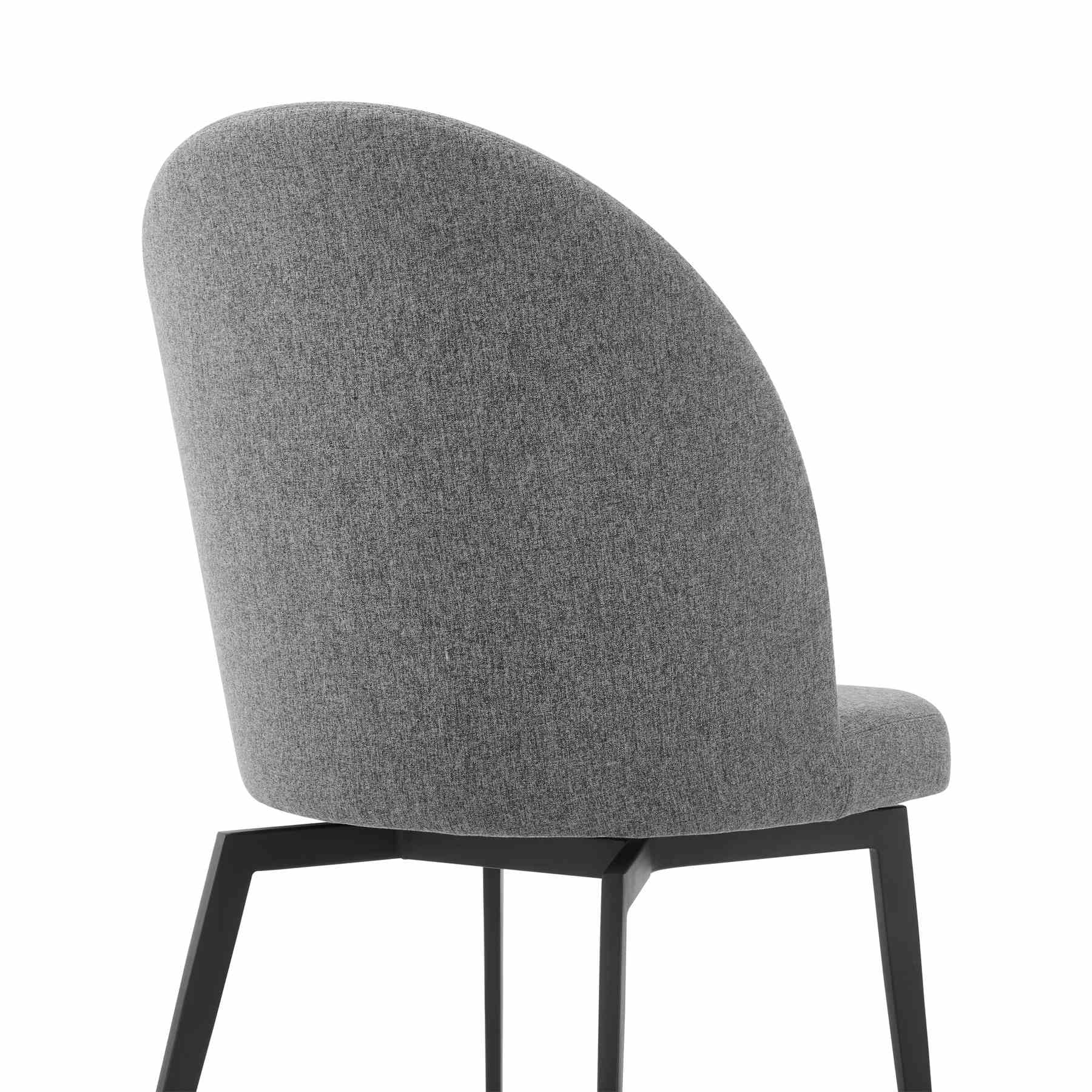 Modena Sunny 5 Piece Dining Set with Gray Fabric Chairs - Image 12