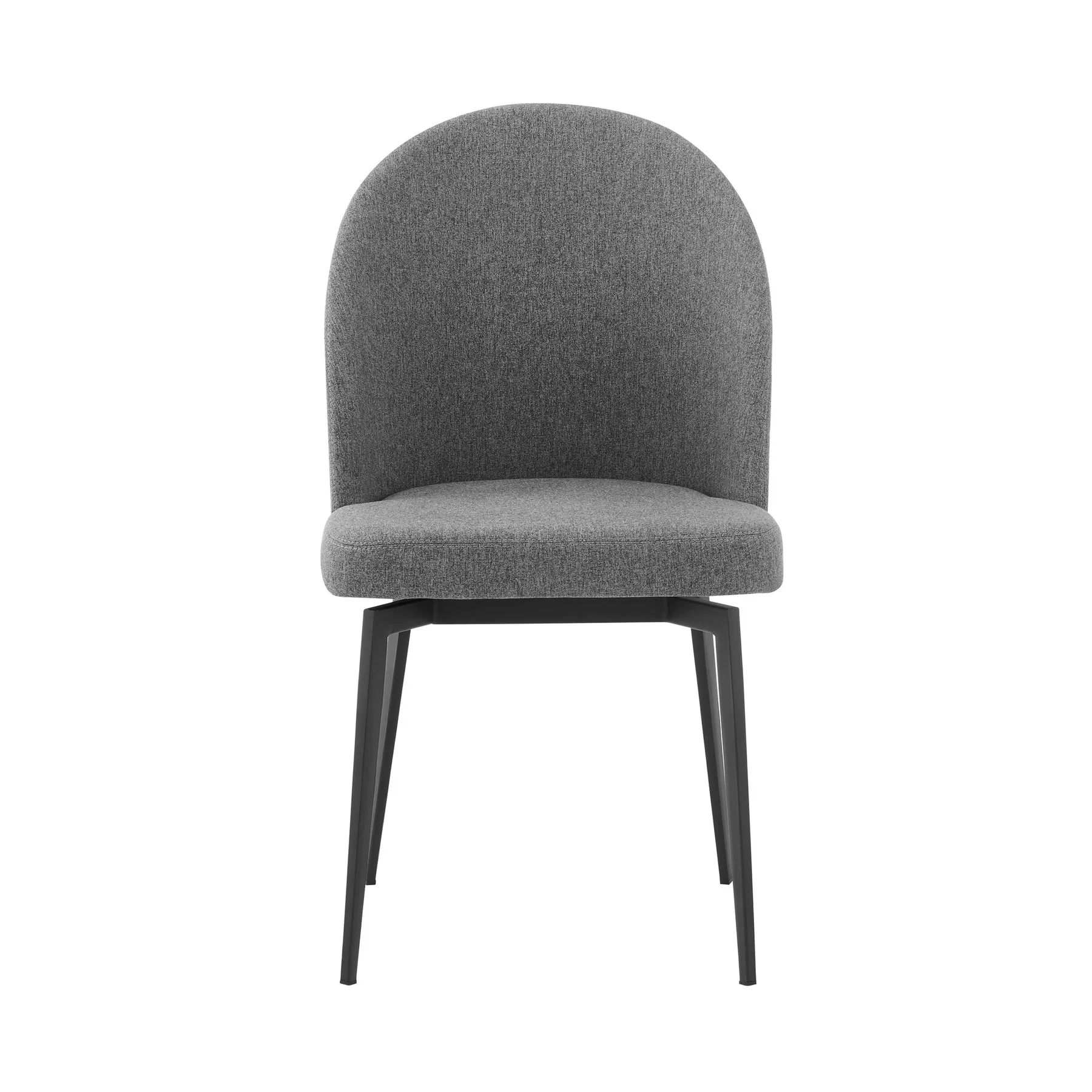 Modena Sunny 7 Piece Dining Set with Gray Fabric Chairs - Image 9