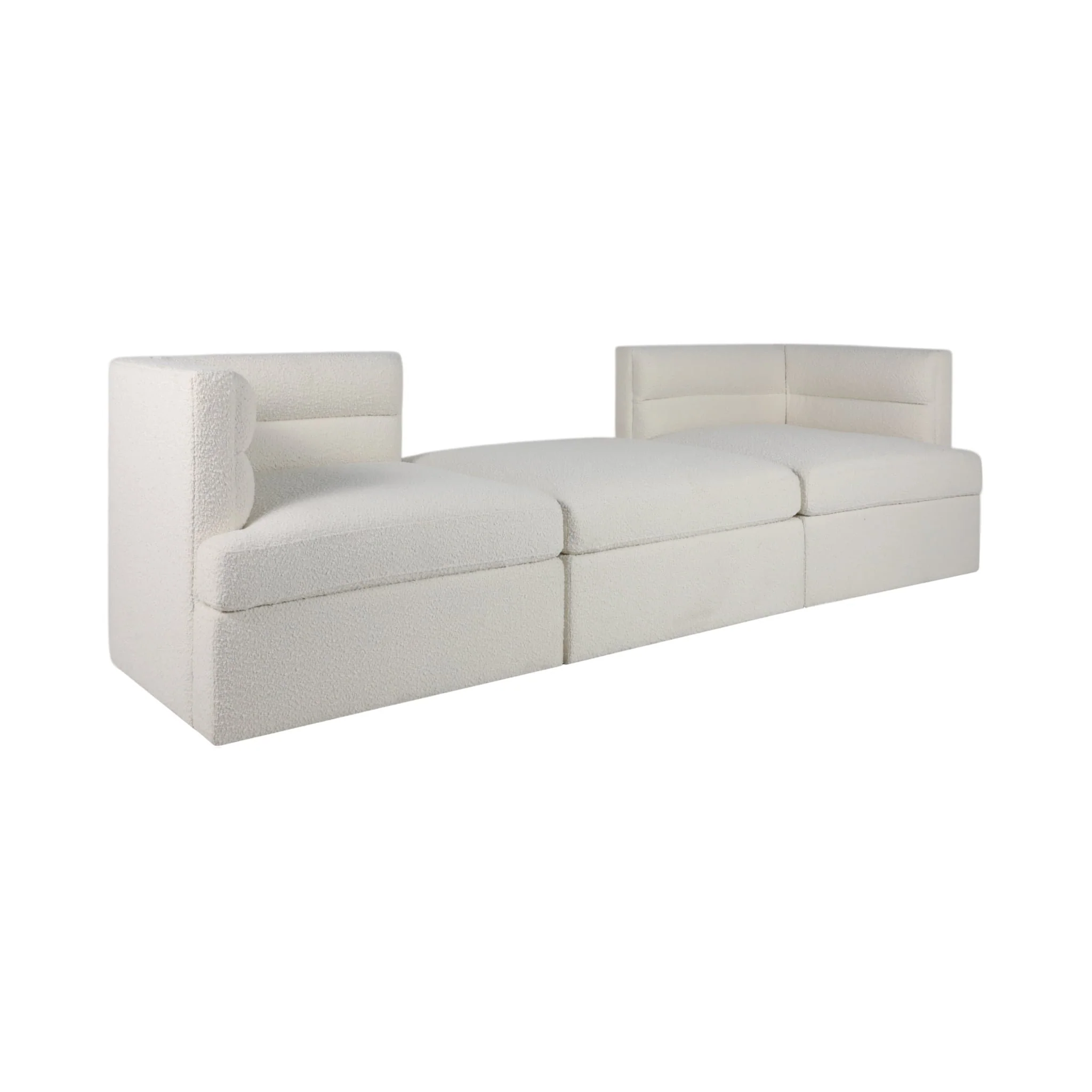 Modern, Modular Sofa, Ivory Kd 3boxes - Image 2