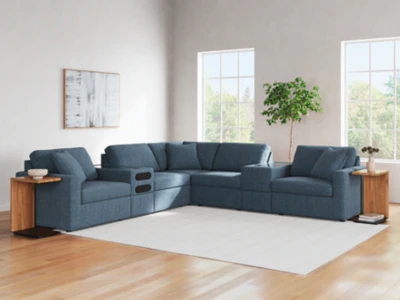 Modmax Balanced Sectional with Audio and Storage Consoles - Image 128