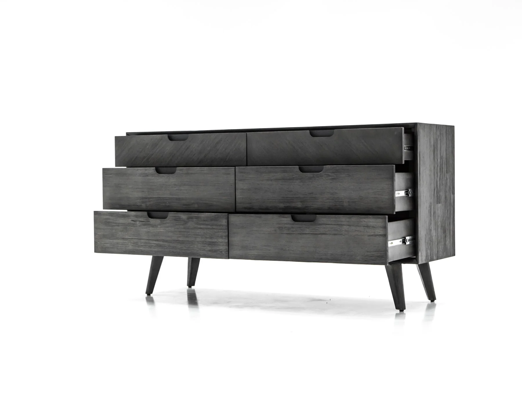 Mohave 4 Piece Acacia Queen Bedroom Set with Dresser and Nightstands - Image 7
