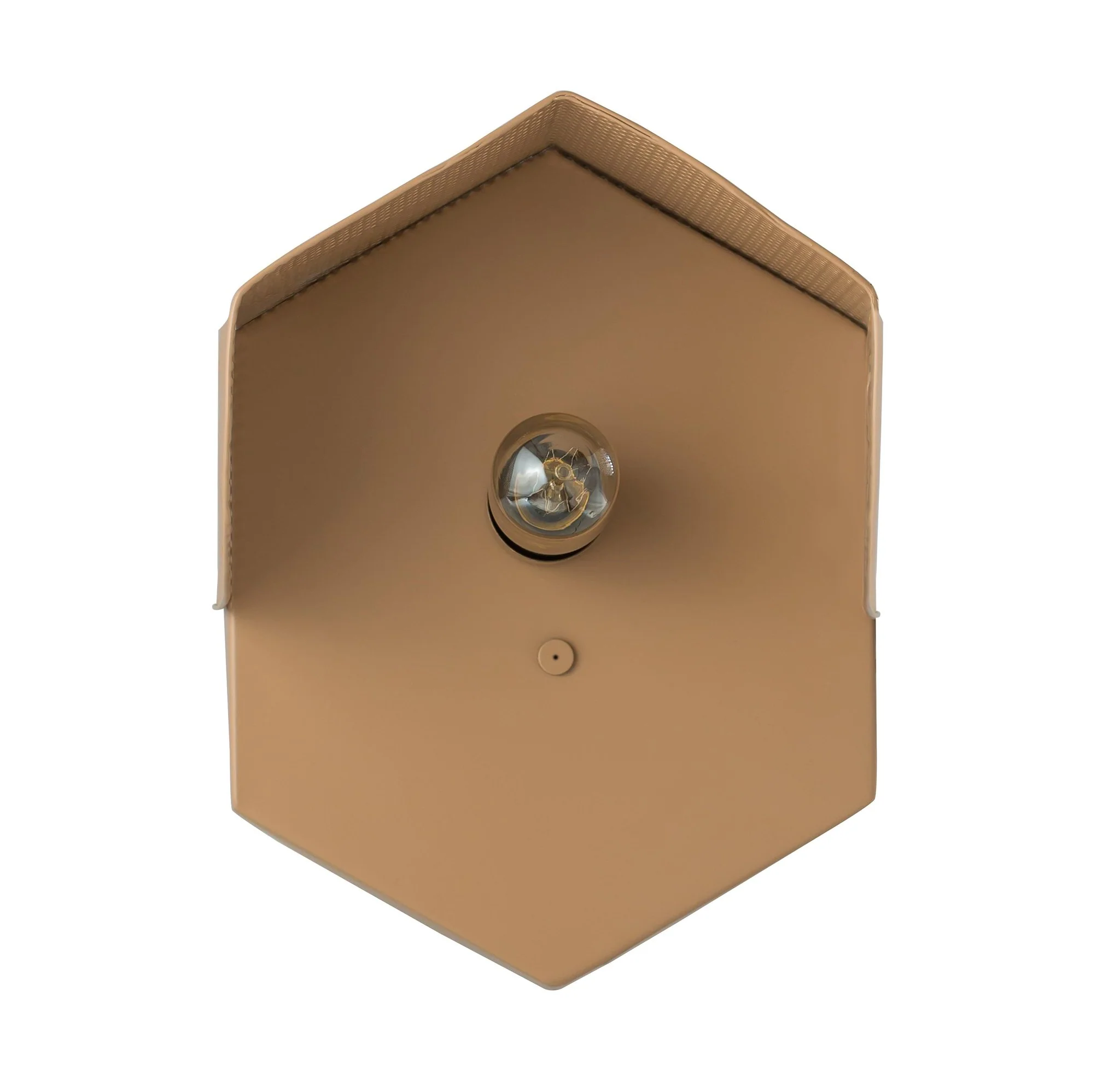 Mokhtar Tan Hexagon Wall Sconce - Image 5