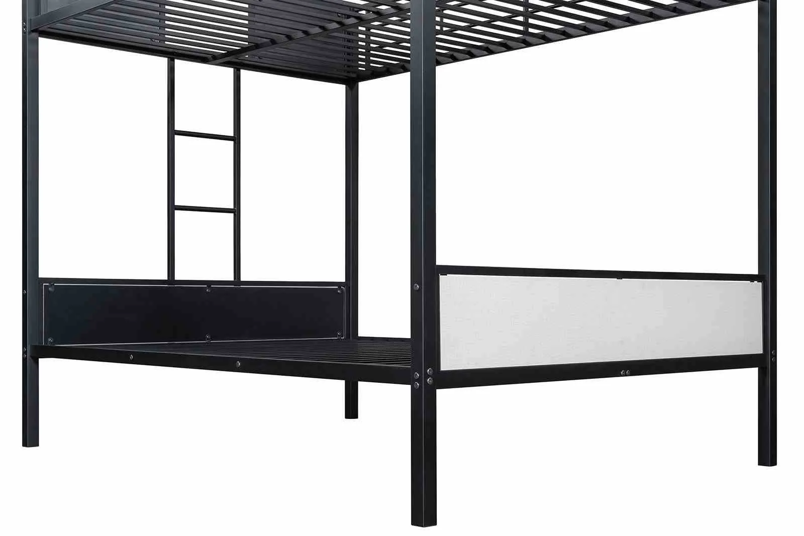 Molton Full/Full Metal Bunk Bed (K/D), Black - Image 7
