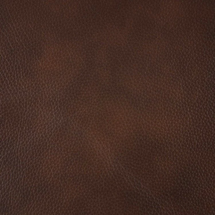 Montague Dual Power Headrest and Lumbar Support Reclining Sofa in Genuine Brown Leather - Image 6