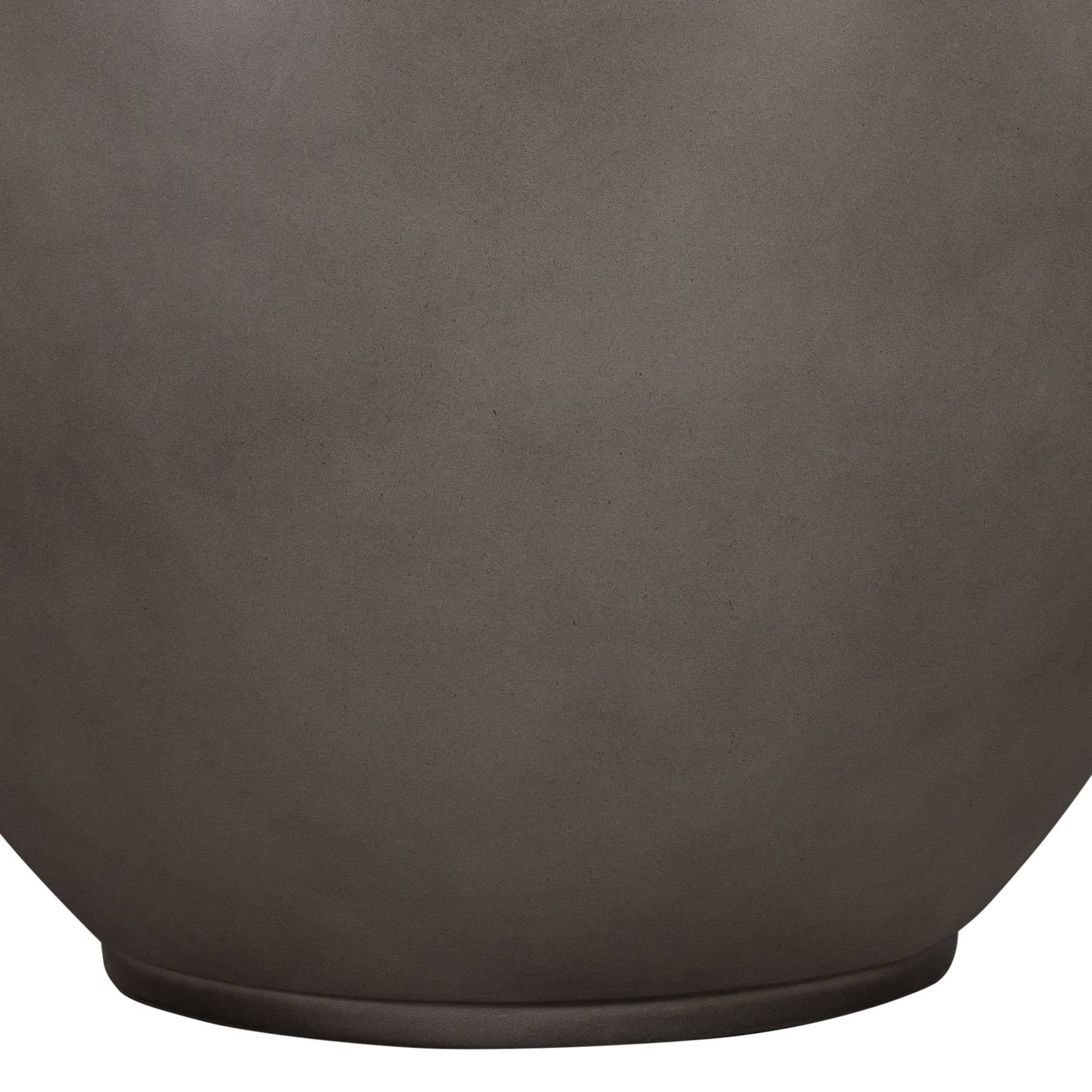 Moonstone Large Indoor or Outdoor Planter in Gray Concrete - Image 3