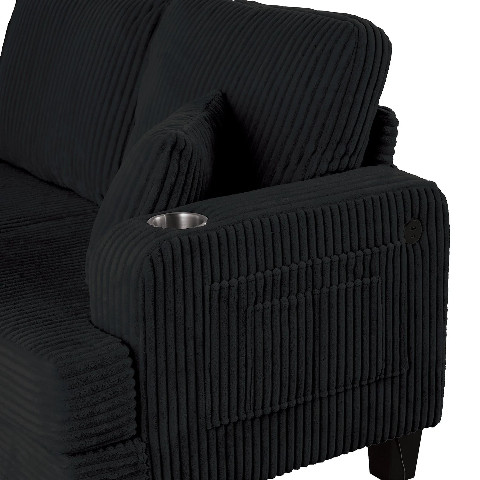 Moretaine Sofa, Black - Image 3