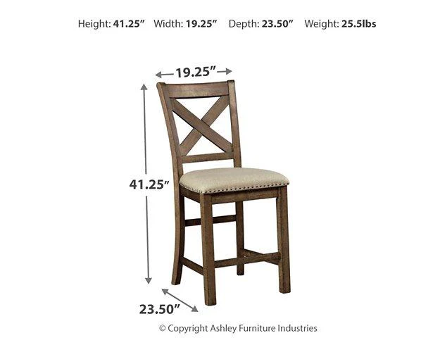 Moriville Bar Stool Set - Image 4