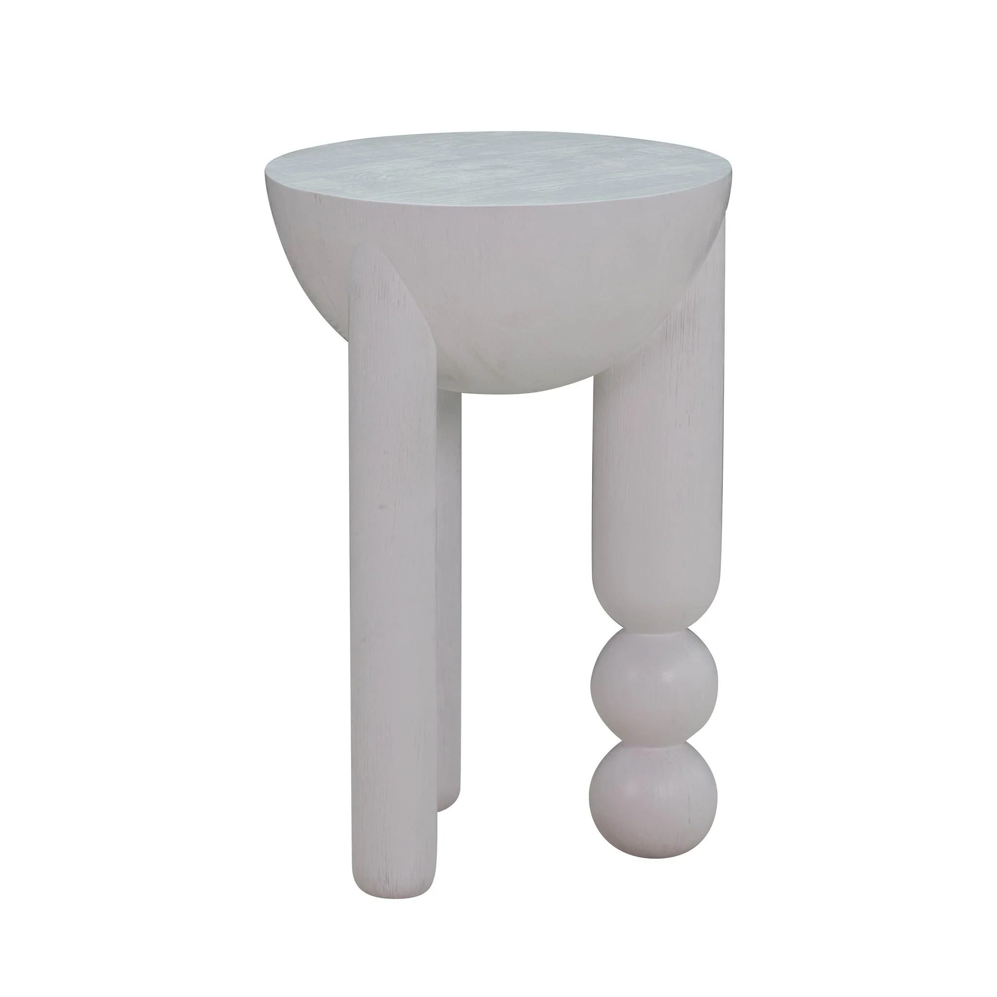 Morse White Wooden Accent Table - Image 6