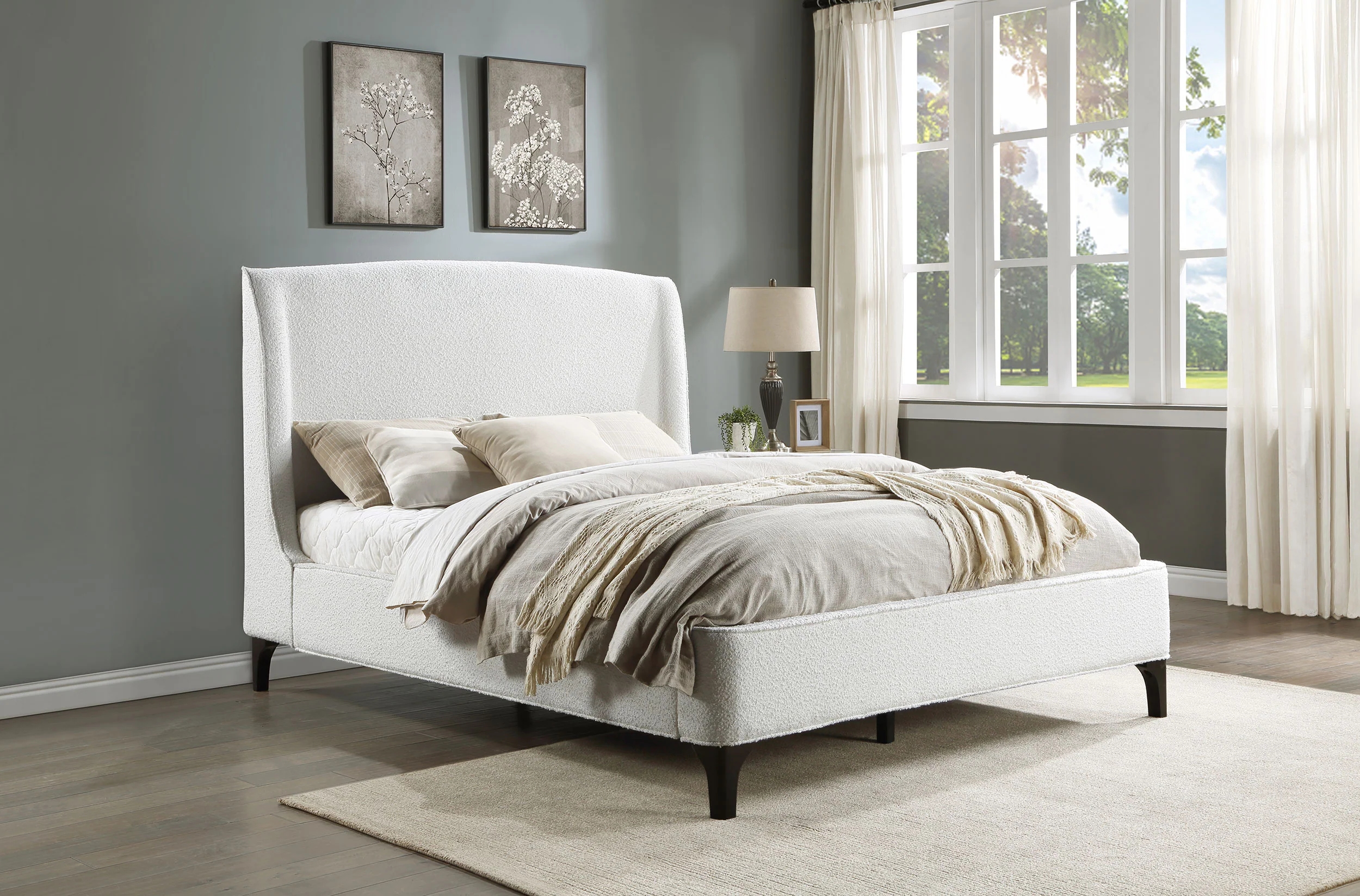 Mosby Wingback Platform Bed - Image 16