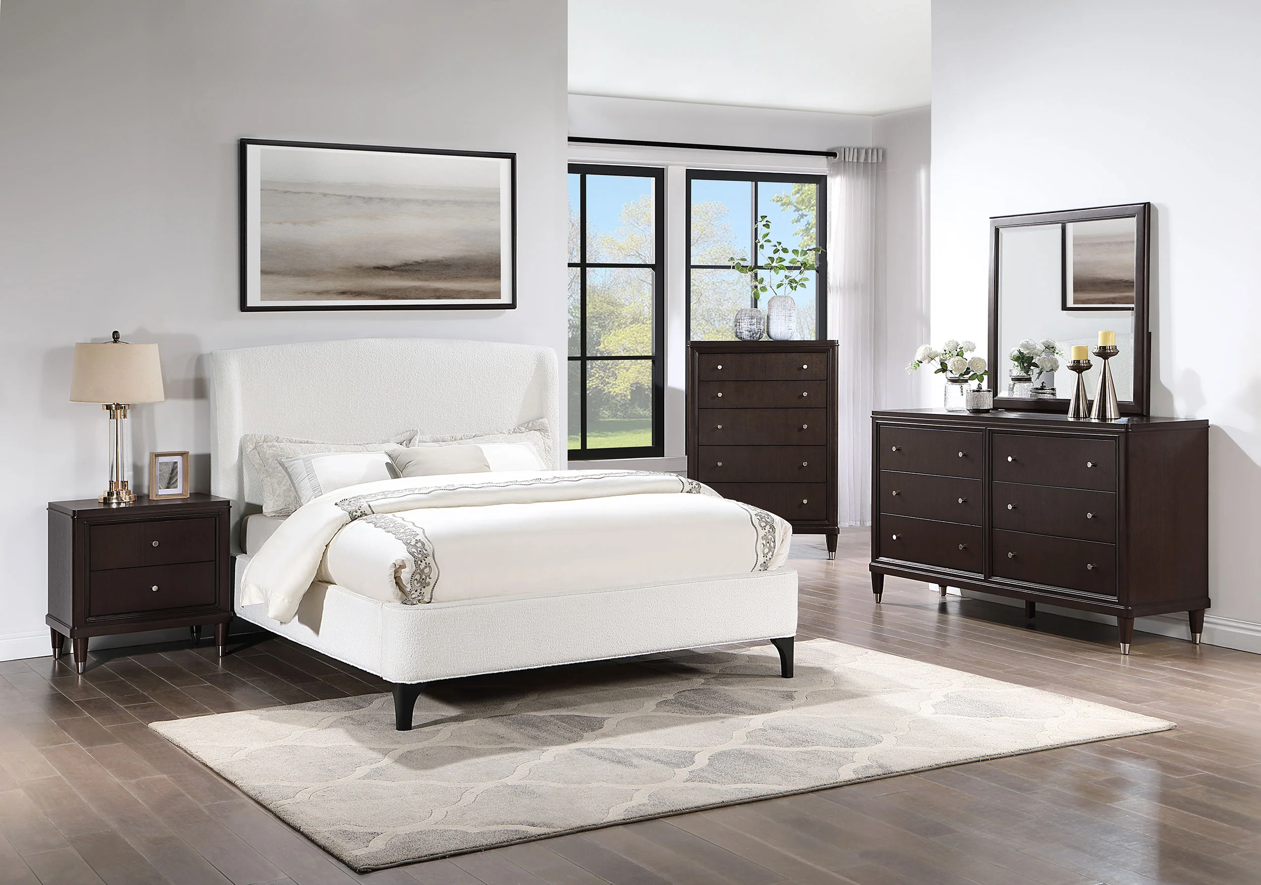 Mosby Wingback Platform Bed - Image 28