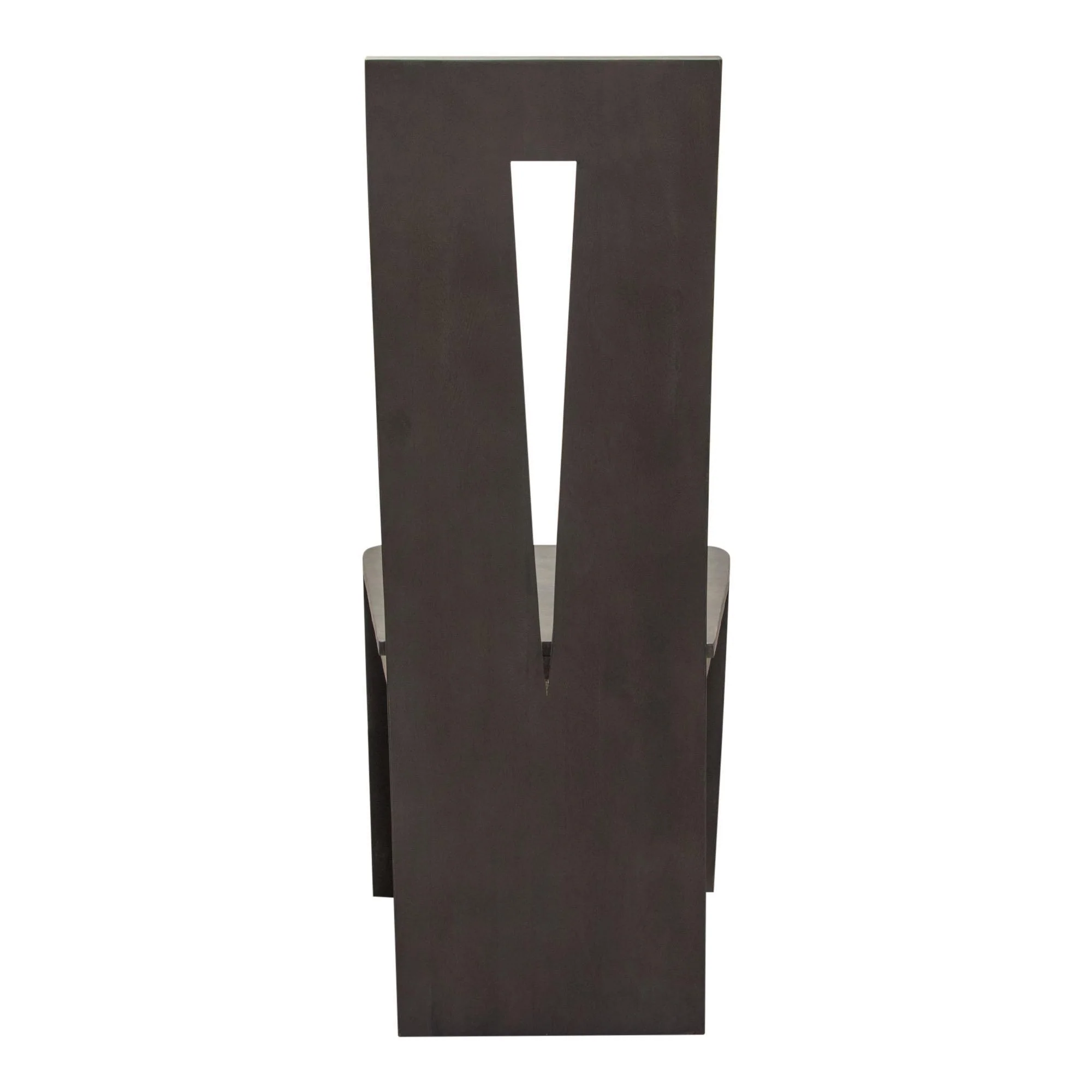 Motion 2-Pack Solid Mango Wood Dining Chair in Smoke Grey Finish w/ Silver Metal Inlay by Diamond Sofa - Image 6