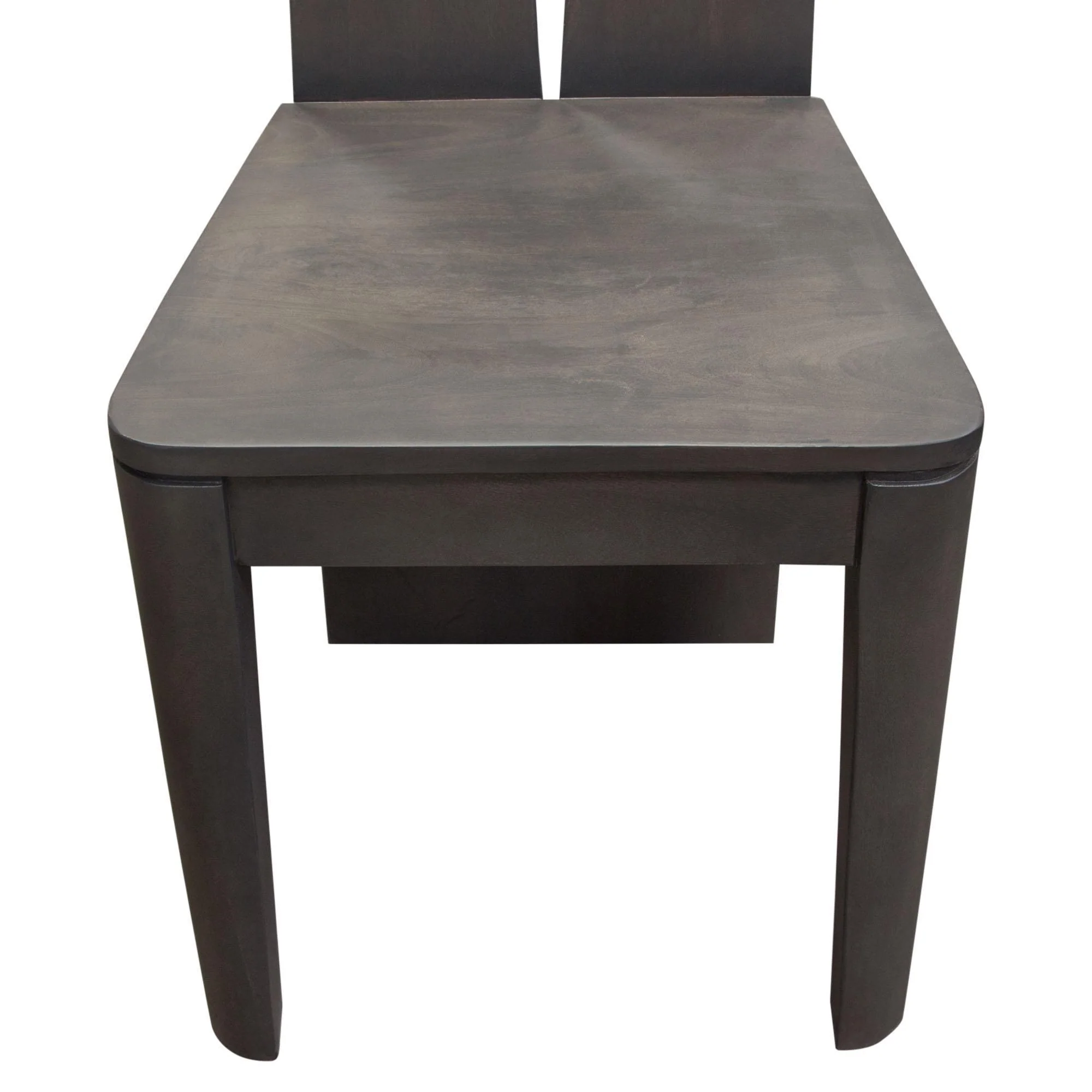 Motion 2-Pack Solid Mango Wood Dining Chair in Smoke Grey Finish w/ Silver Metal Inlay by Diamond Sofa - Image 7