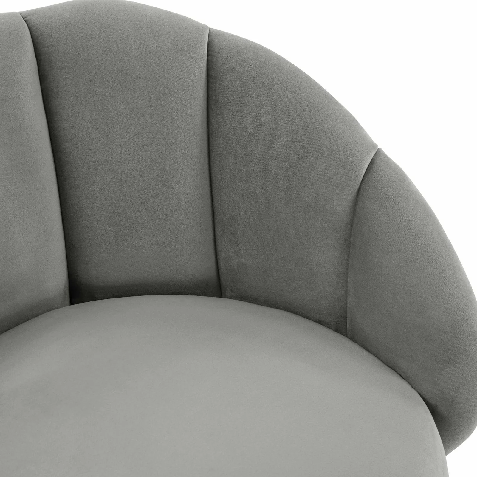 Myla Light Grey Swivel Bar Stool - Image 4