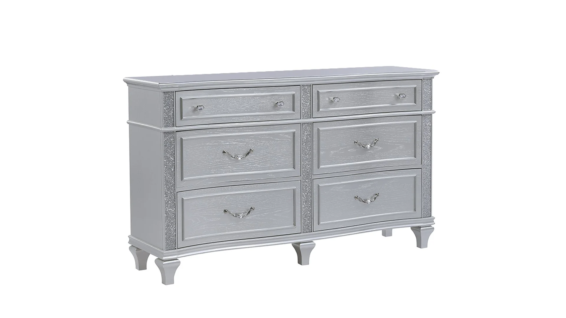 Mystic King 5PC Bedroom Set Silver - Image 7