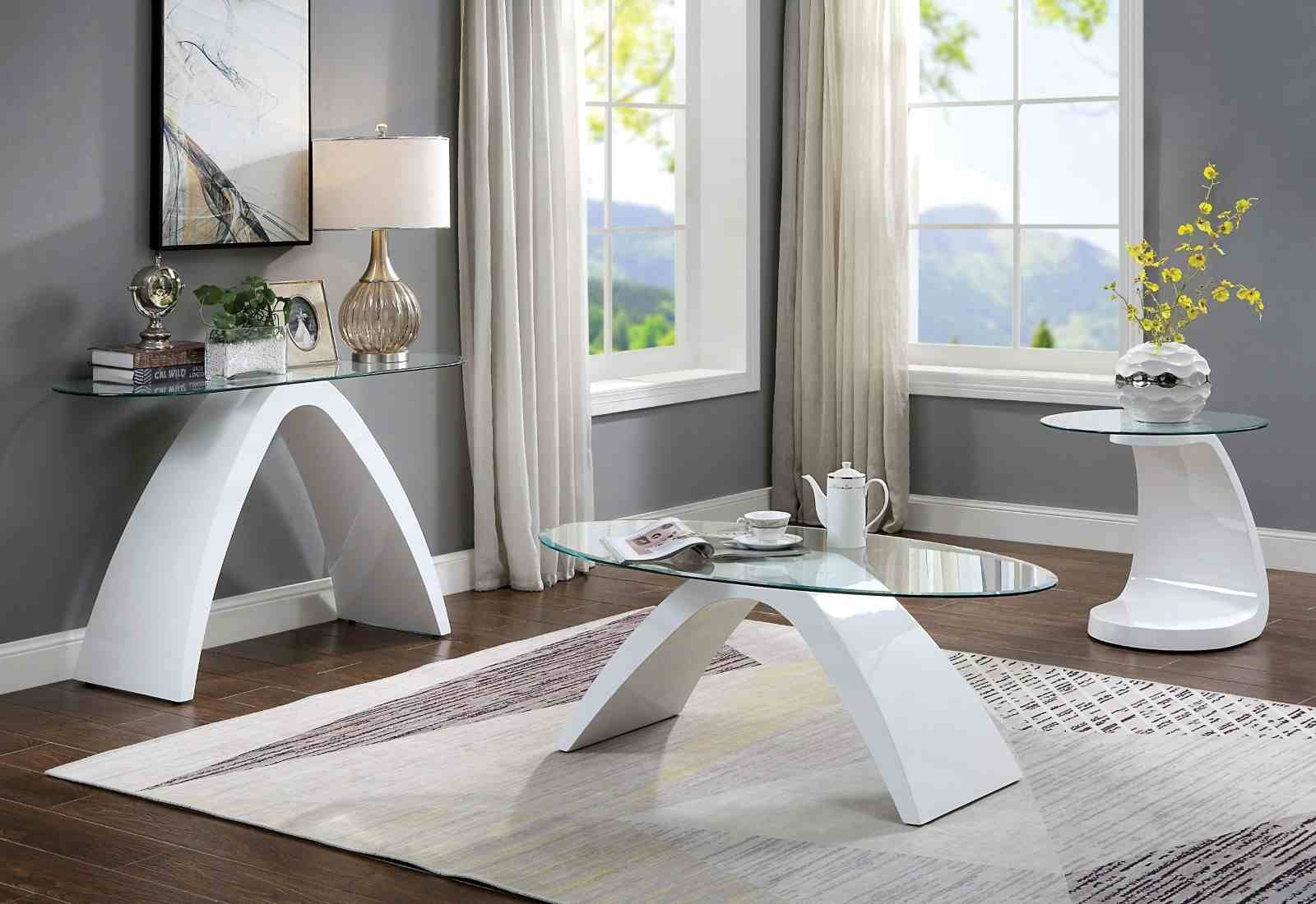 Nahara Coffee Table, White - Image 2