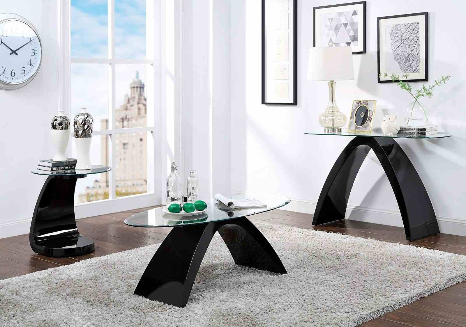Nahara End Table, Black - Image 2