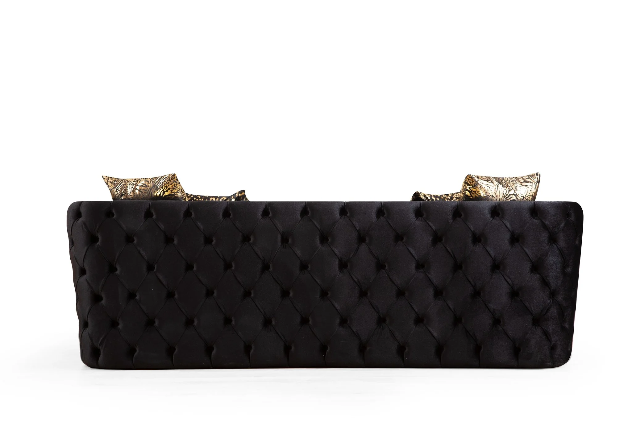 Naomi 2PC Living Room Set Black - Image 4