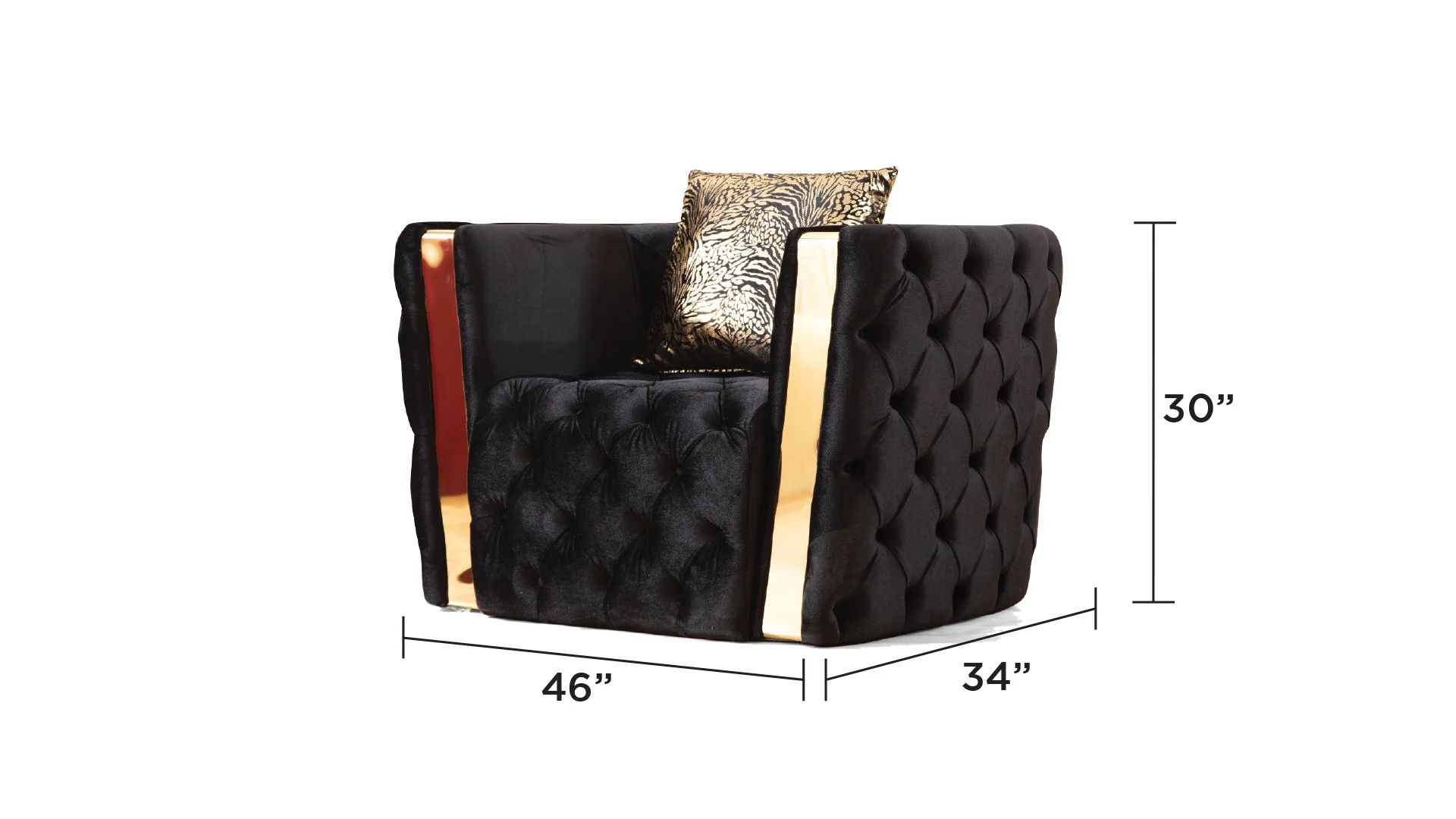 Naomi Chair Black - Image 2