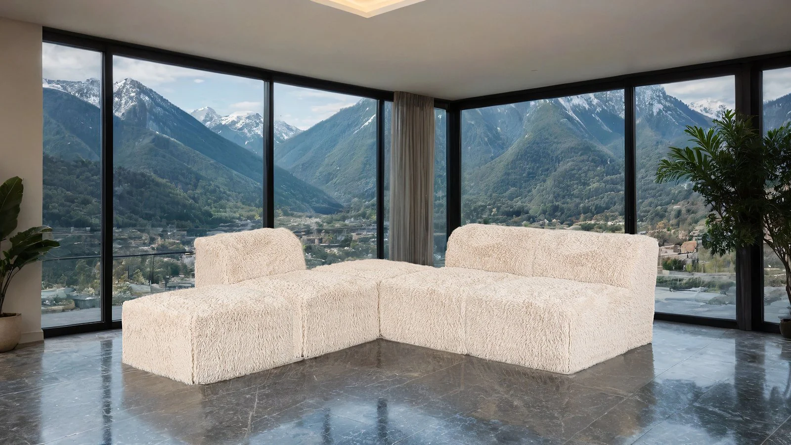 Nappi L-Sectional A, Sand - Image 2