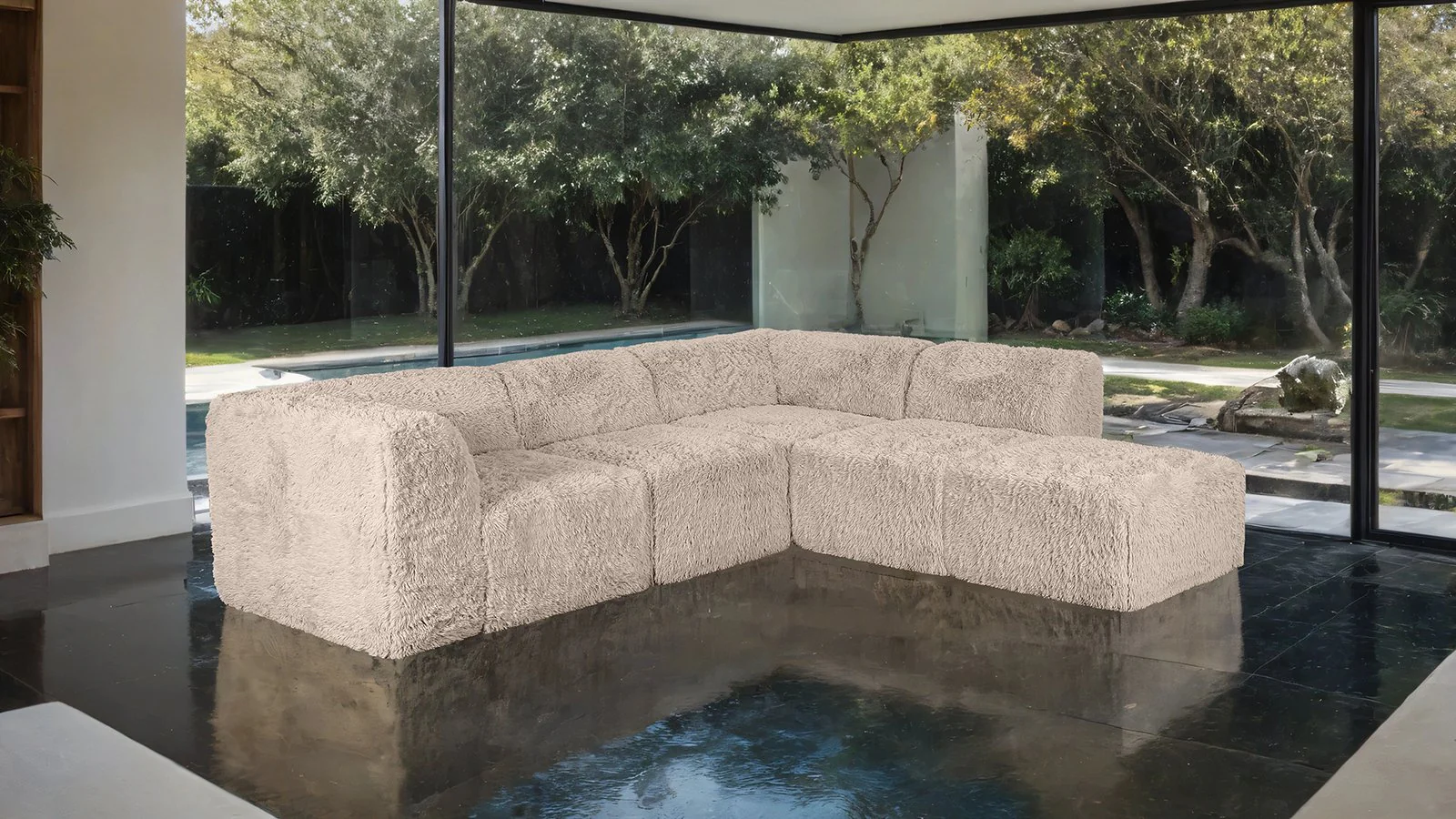 Nappi L-Sectional B, Taupe - Image 2
