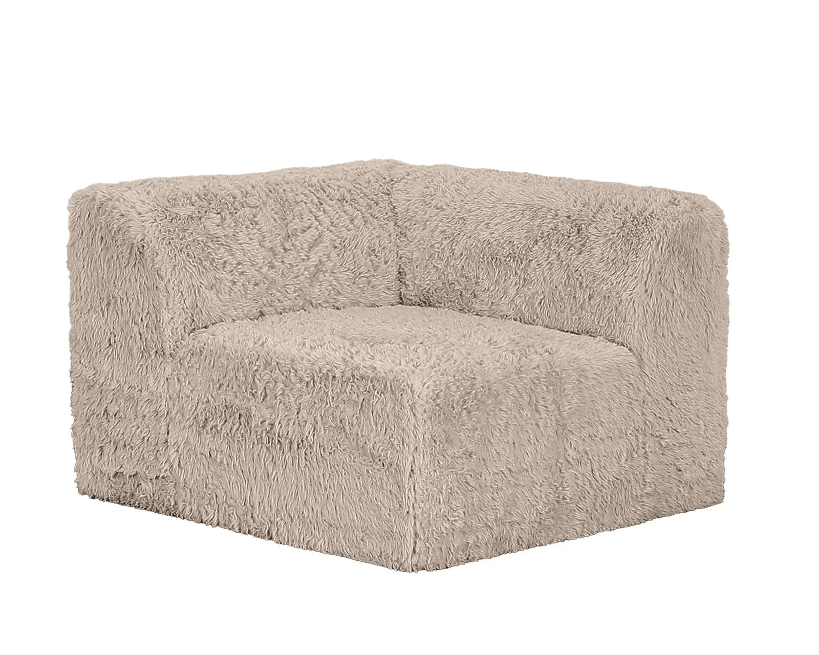 Nappi Large L-Sectional W/ Ottoman, Taupe - Image 5