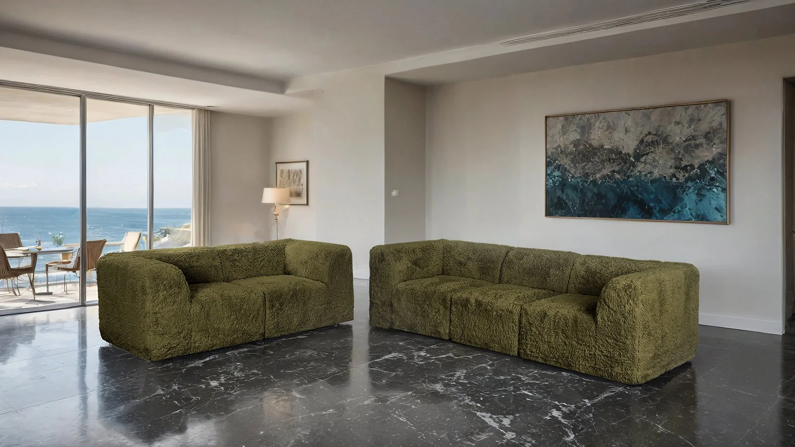 Nappi Sofa, Olive Green - Image 2