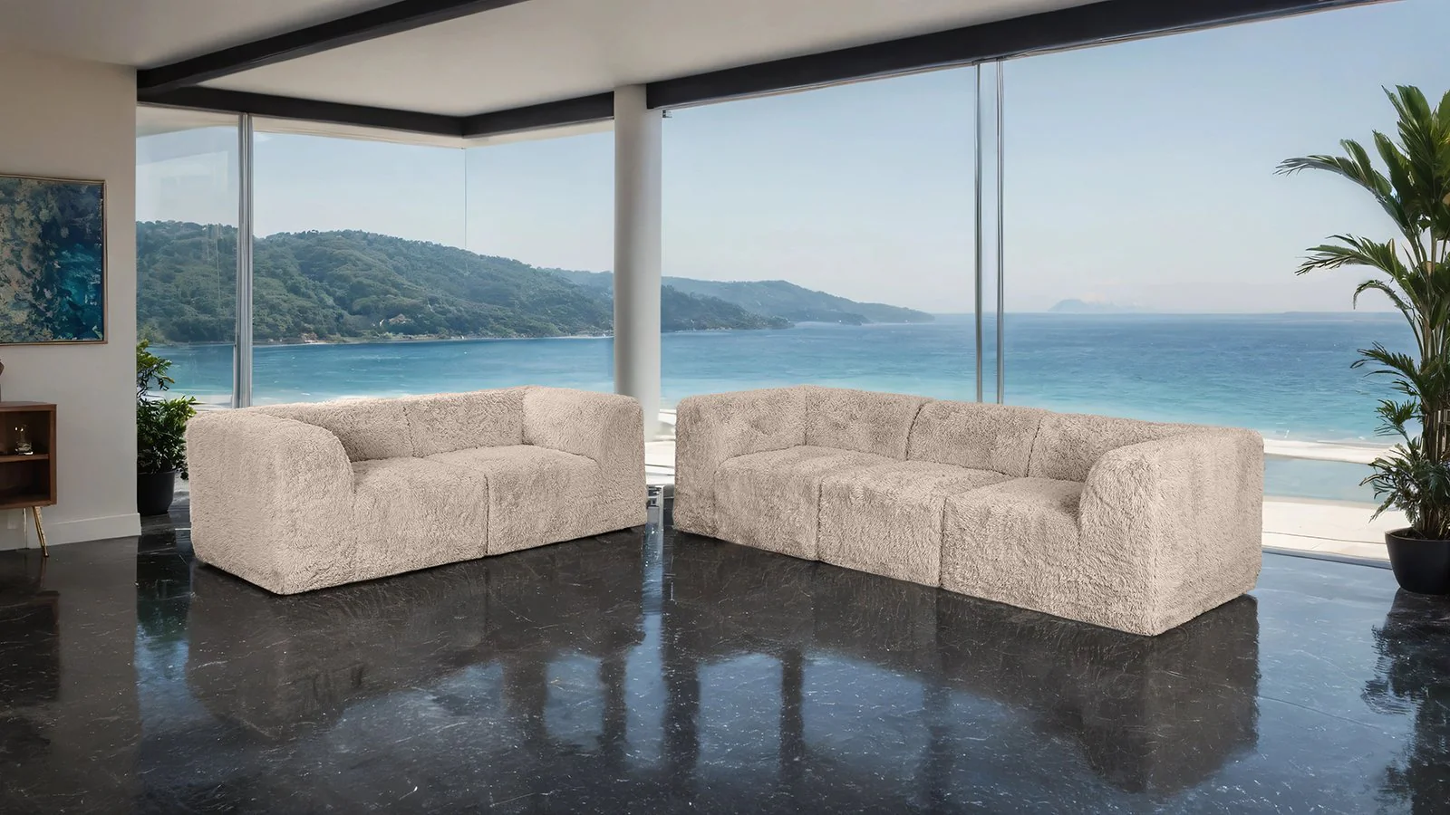 Nappi Sofa, Taupe - Image 2