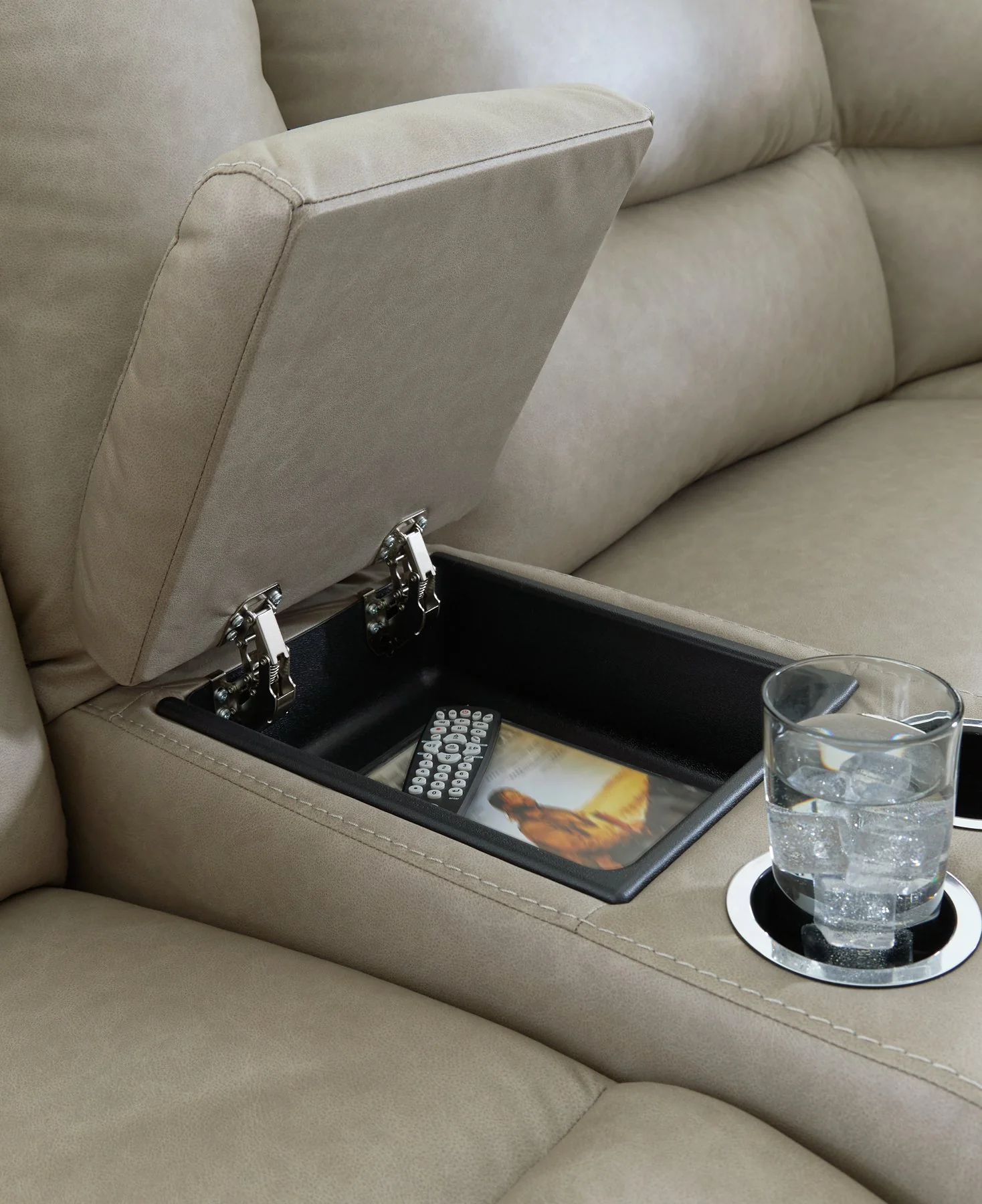 Narwhal Place Reclining Sectional with Storage Console - Image 24