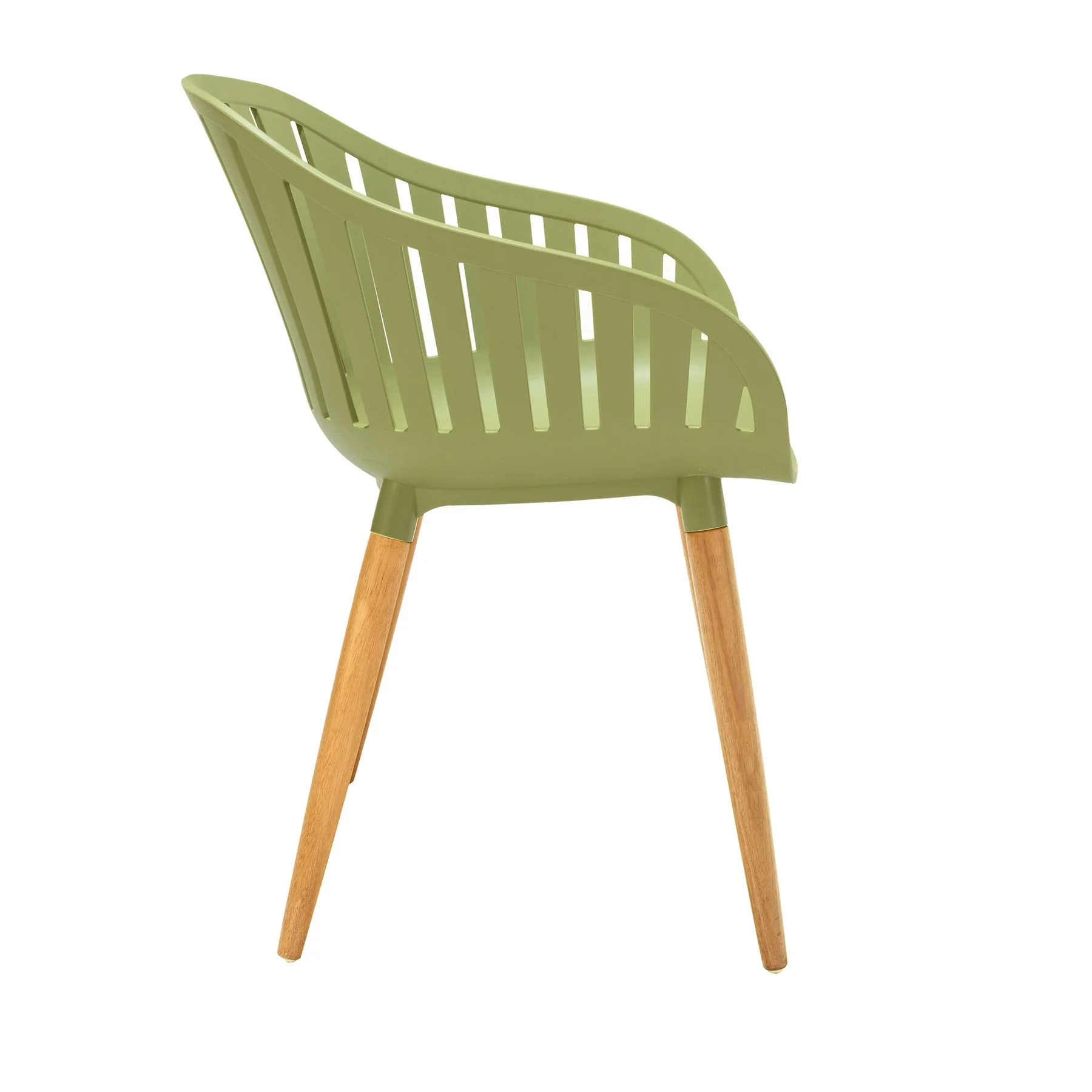 Nassau Outdoor 5 Piece Sage Eucalyptus Dining Set - Image 3