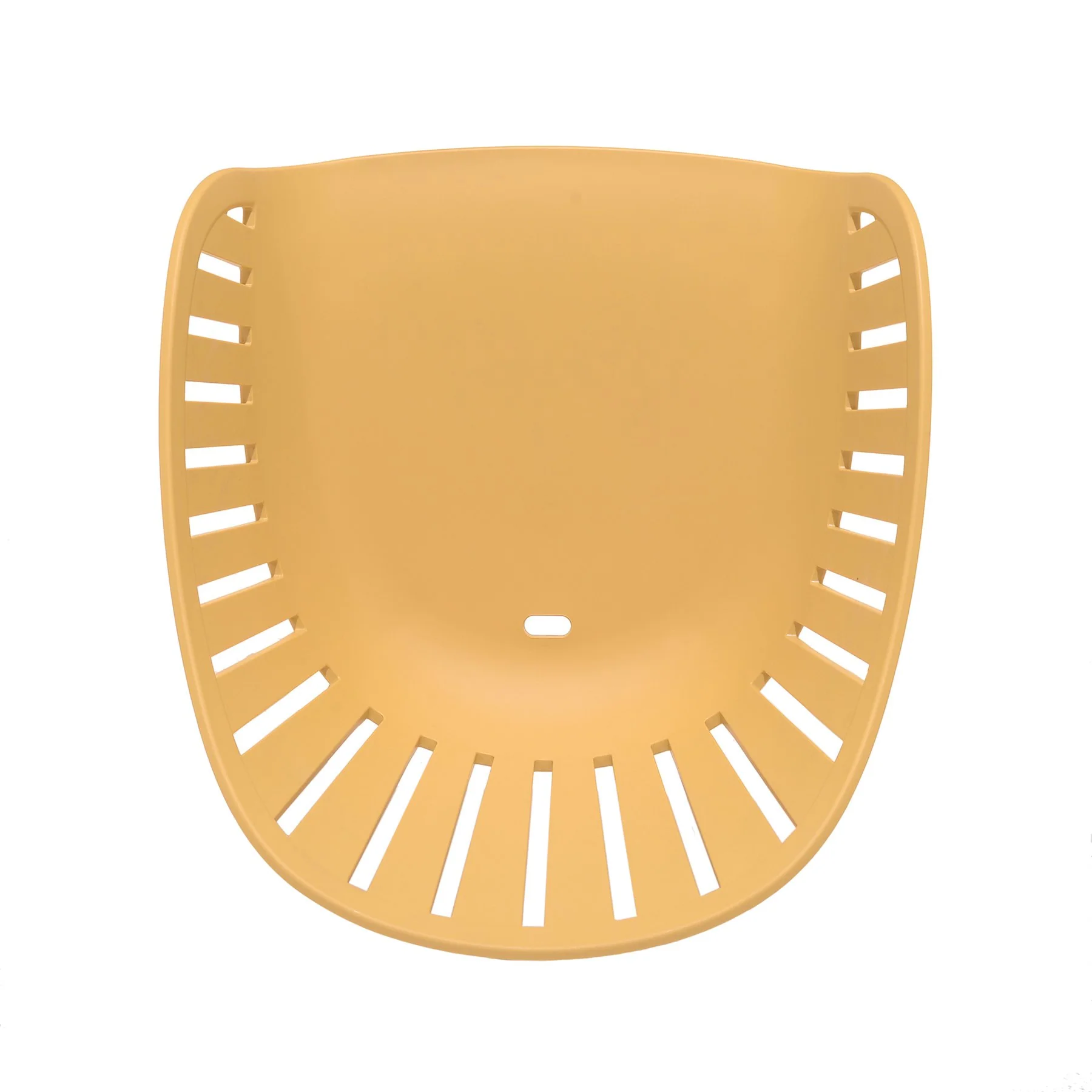 Nassau Outdoor Arm Dining Chairs in Honey Yellow Finish with Wood legs- Set of 2 - Image 4