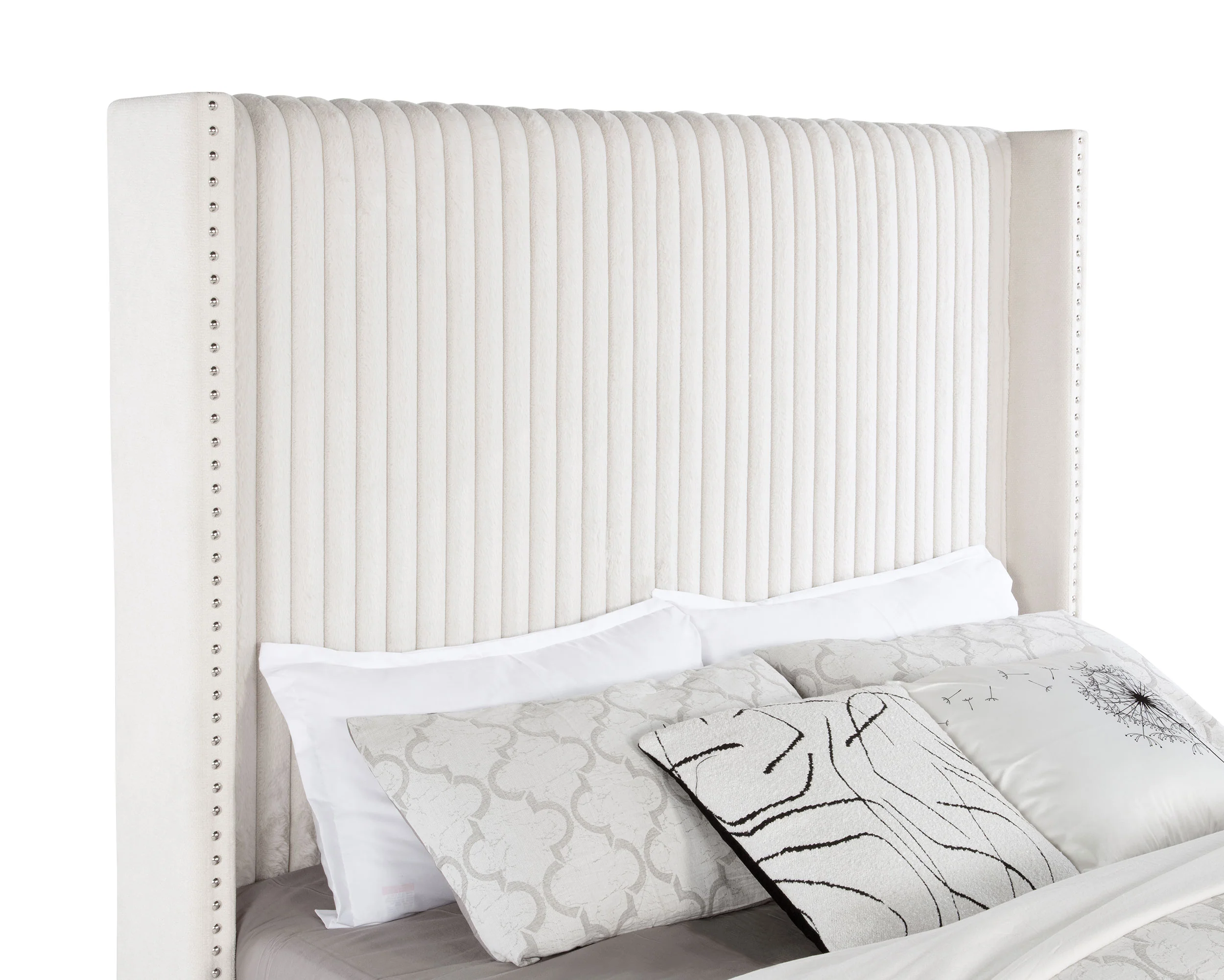 Natasha Wingback Bed - Image 5