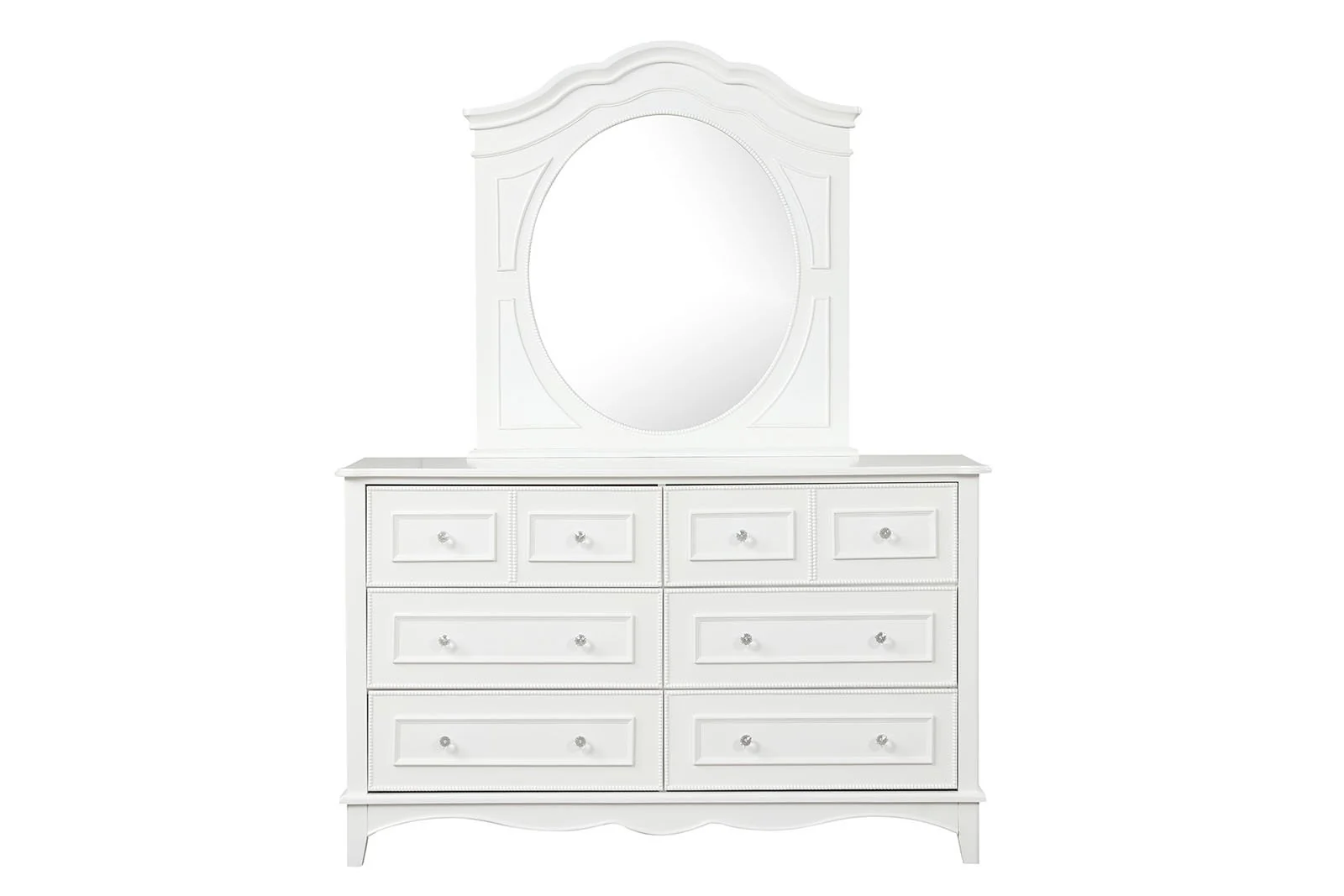 Naucalpan Dresser w/ Bottom Drawer Cedar, White - Image 4