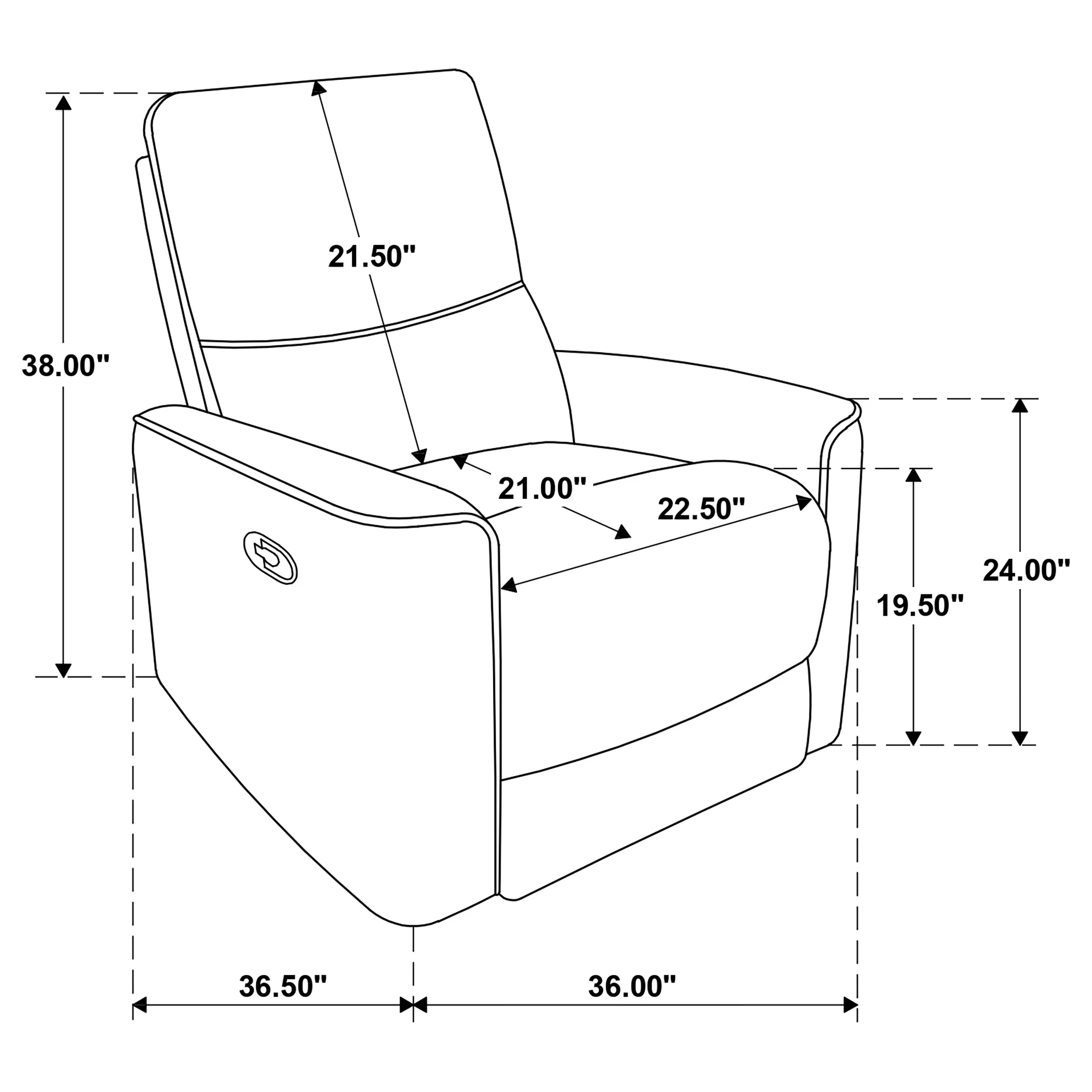 Navarro Glider Recliner - Image 14