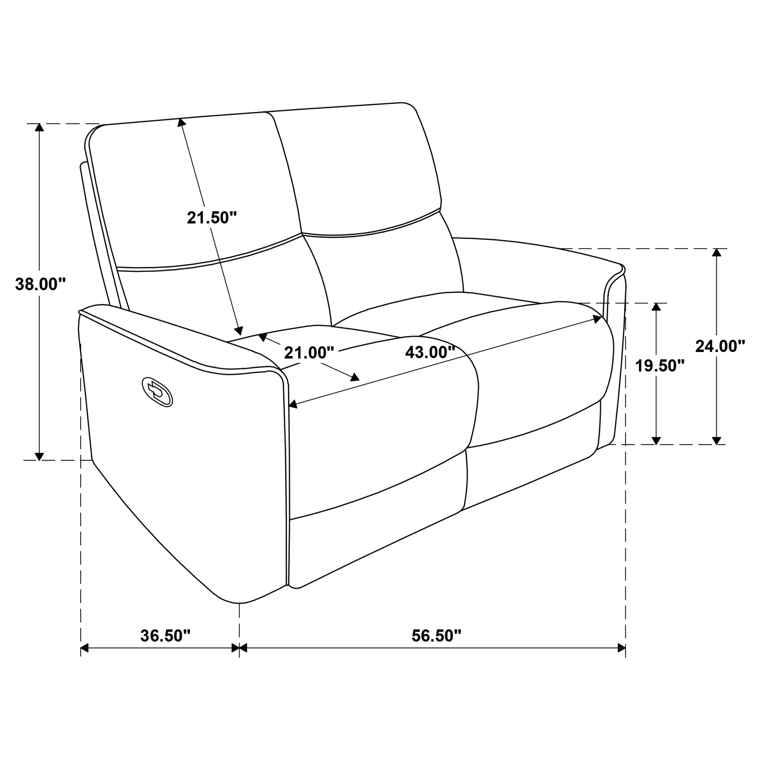 Navarro Reclining Sofa Set - Image 66
