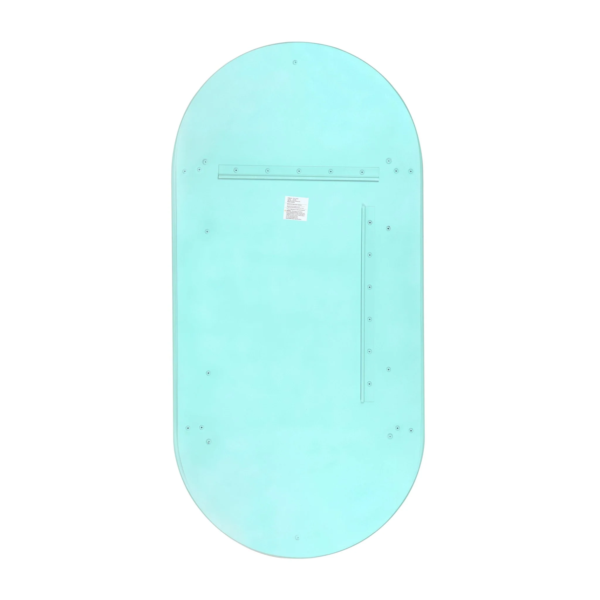 Neon Large Wall Mirror in Blue - Image 4