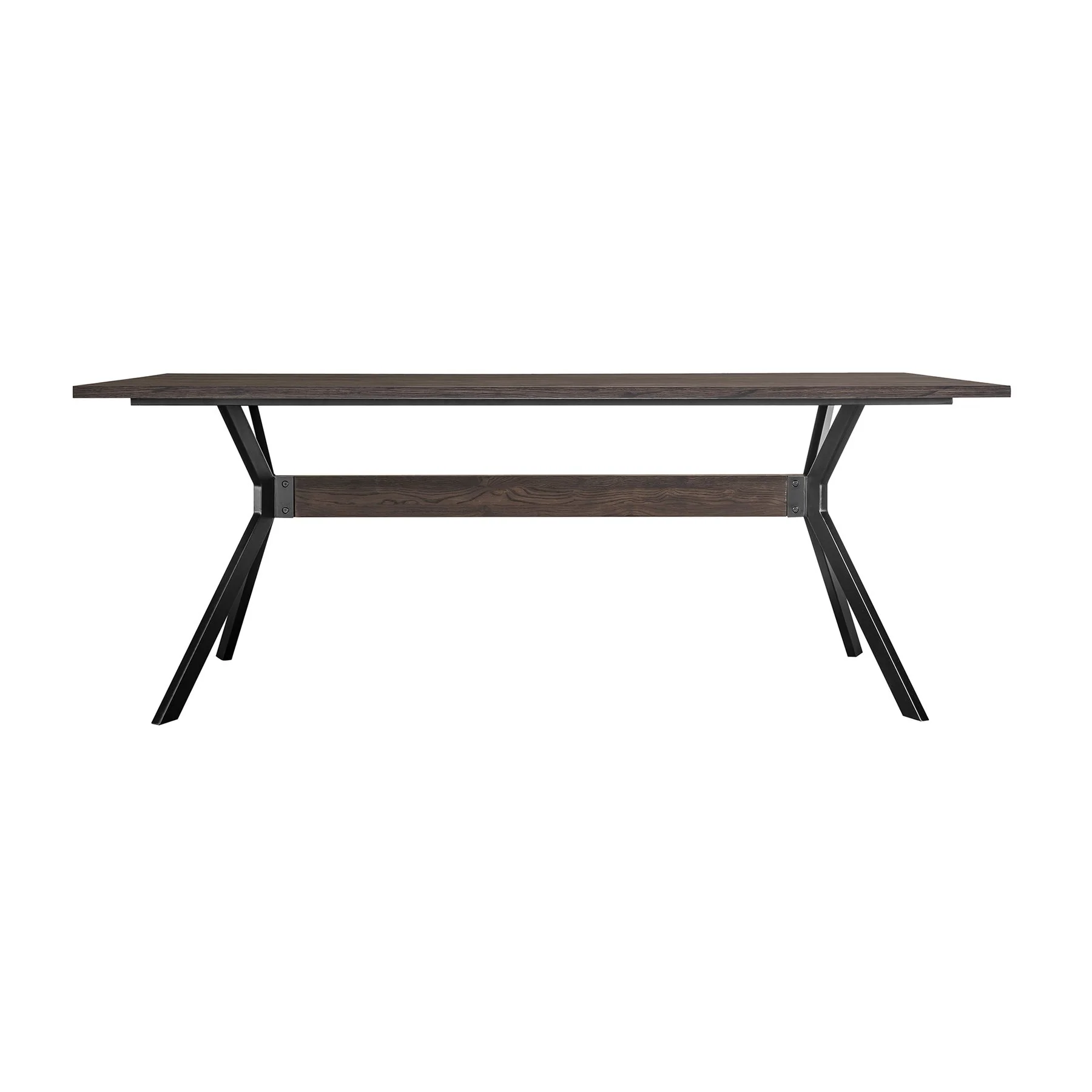 Nevada Rustic 2 piece set with Dining Table and Sideboard in Dark Brown - Image 3