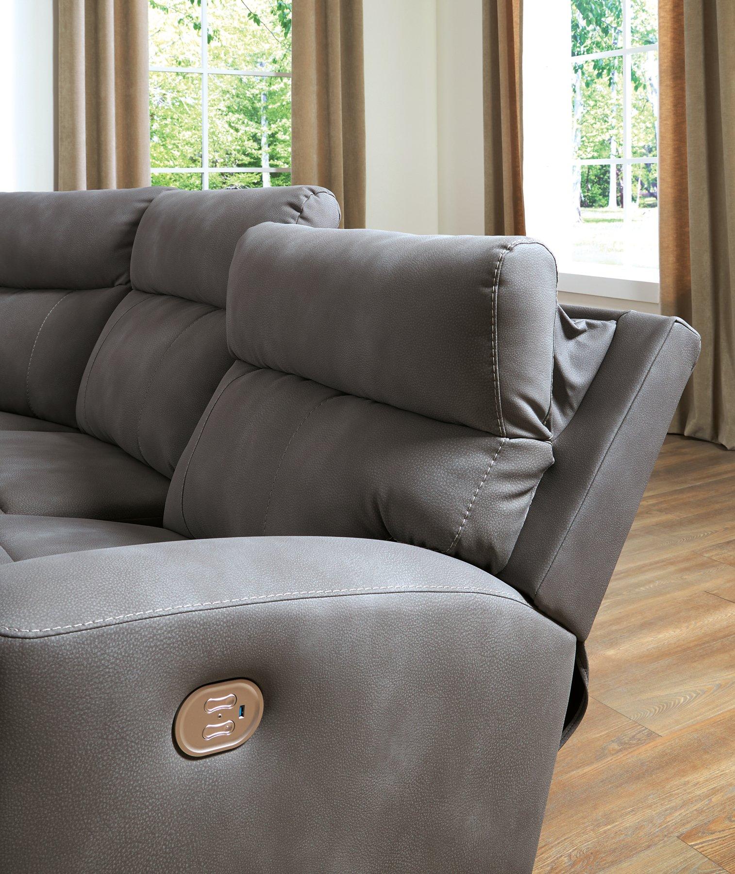 Next-Gen DuraPella Power Reclining Sectional Loveseat - Image 18