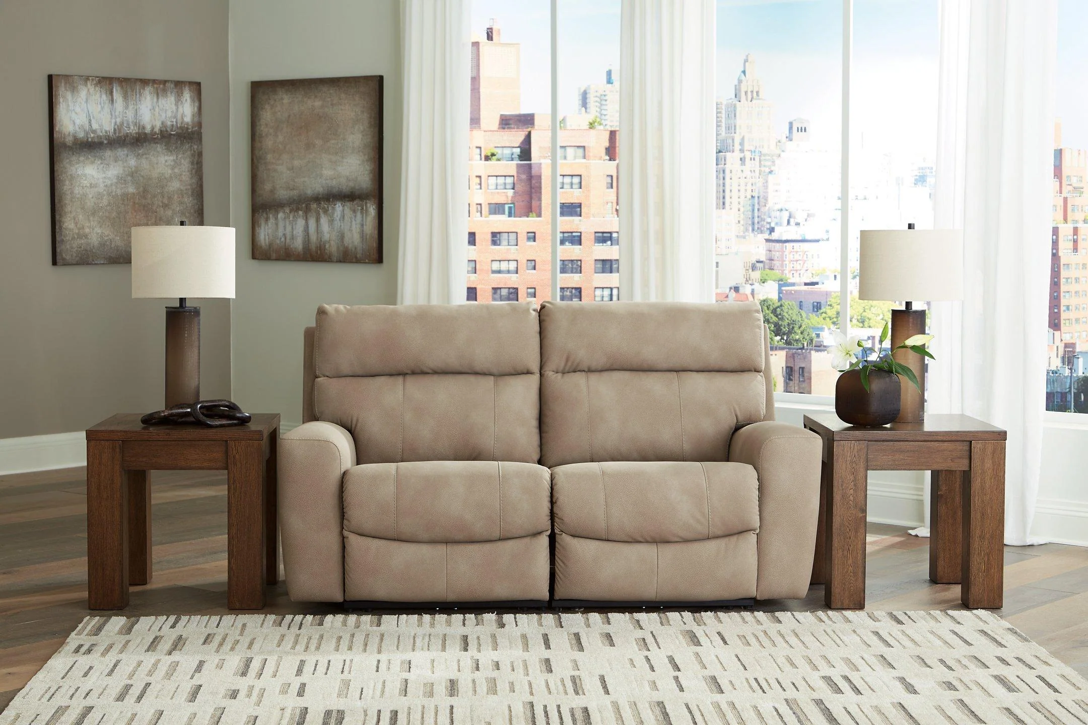 Next-Gen DuraPella Power Reclining Sectional Loveseat - Image 21