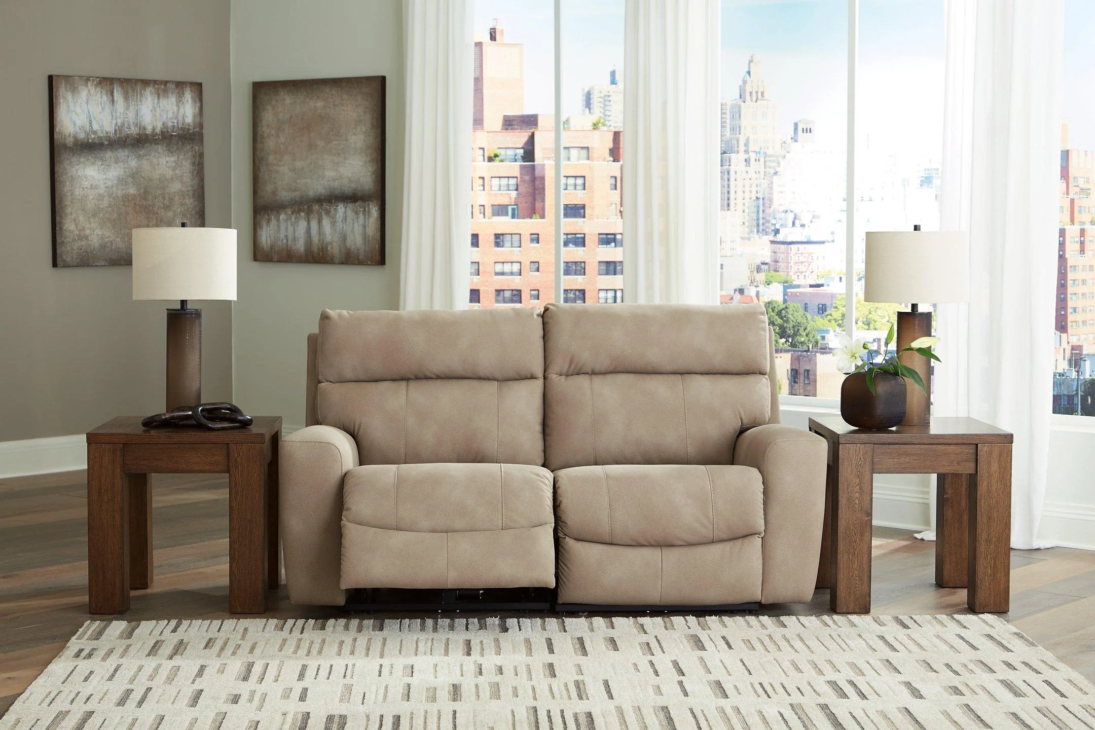 Next-Gen DuraPella Power Reclining Sectional Loveseat - Image 34