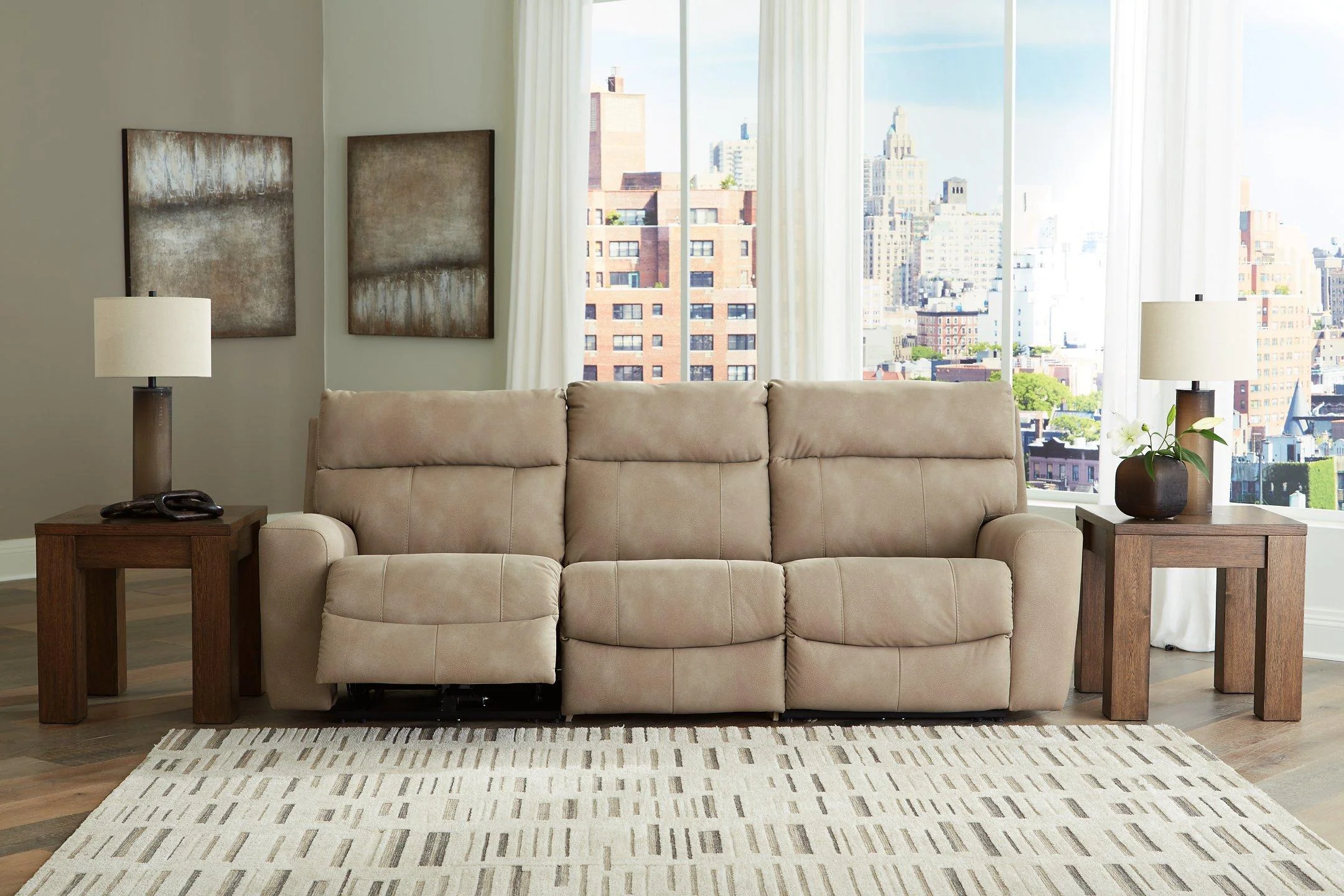 Next-Gen DuraPella Power Reclining Sectional Sofa - Image 44